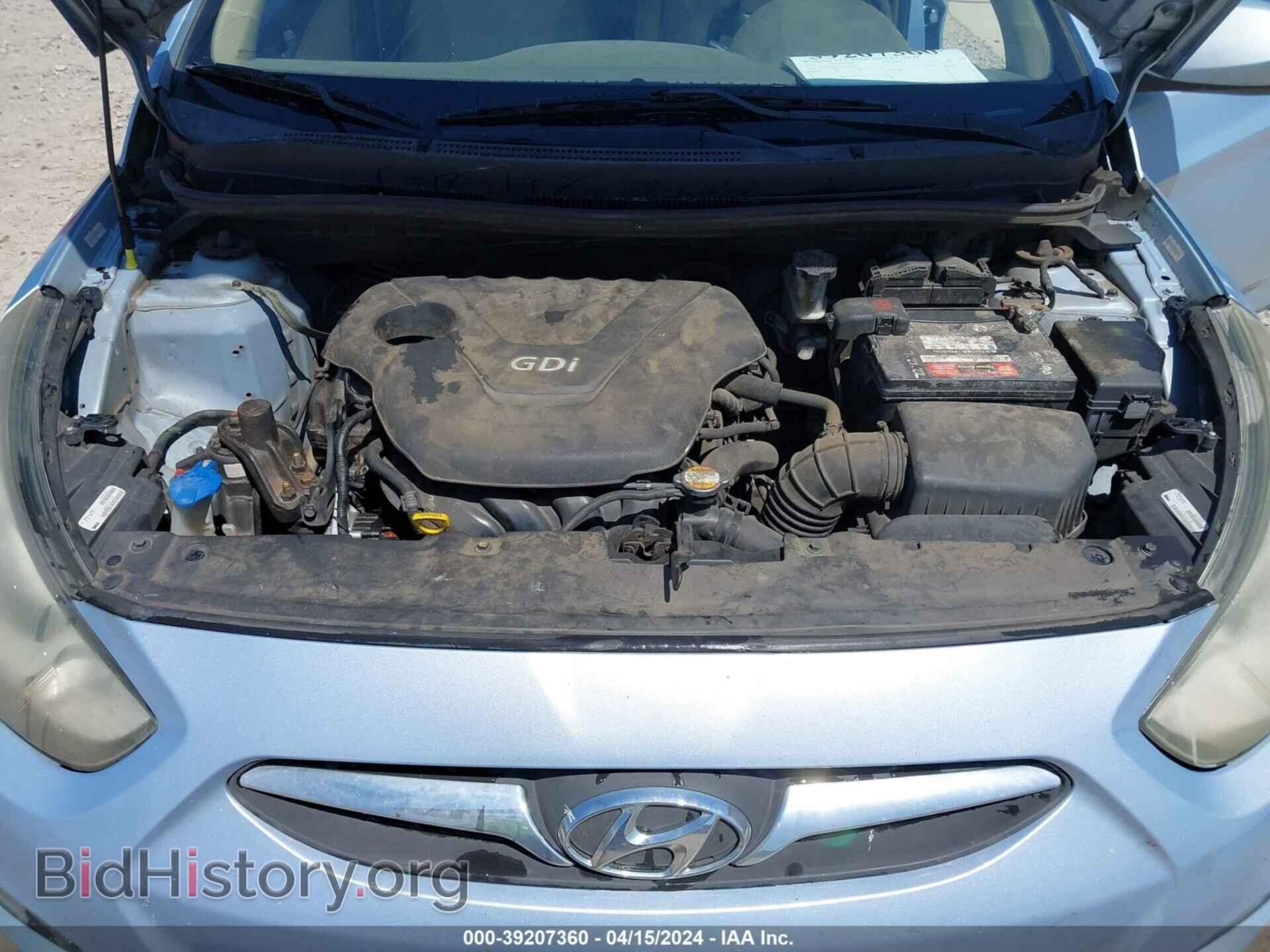 2012 HYUNDAI ACCENT - VIN: KMHCT4AE2CU100163 - Фото 10