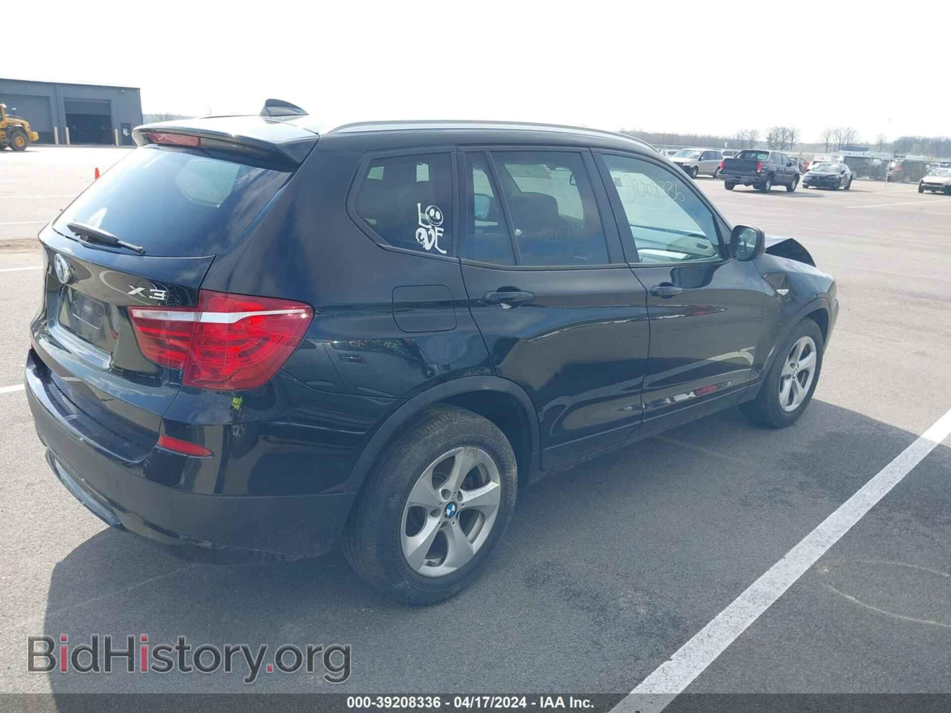 2011 BMW X3 - VIN: 5UXWX5C53BL703473 - Фото 4