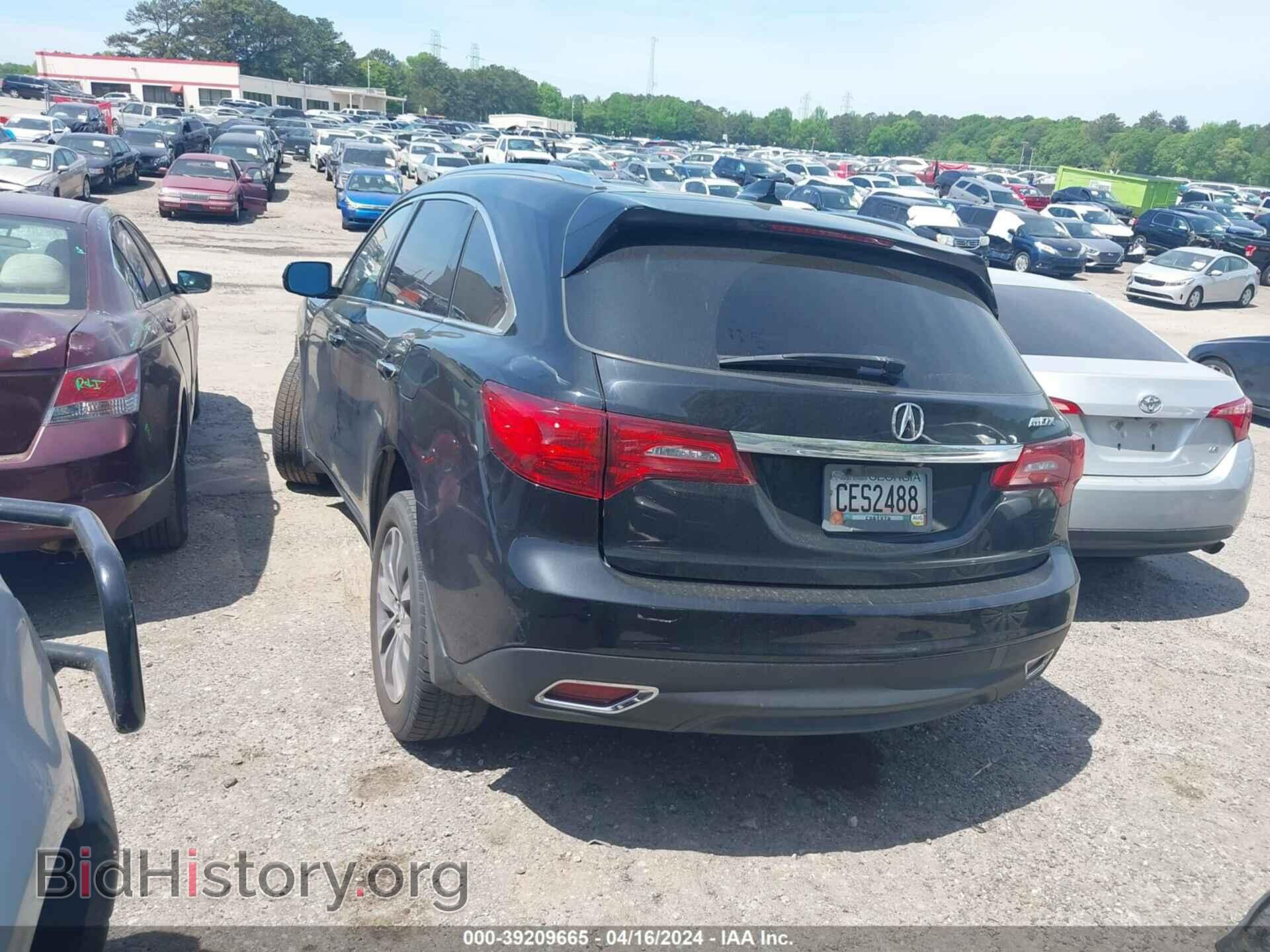 2016 ACURA MDX - VIN: 5FRYD3H43GB016056 - Фото 3