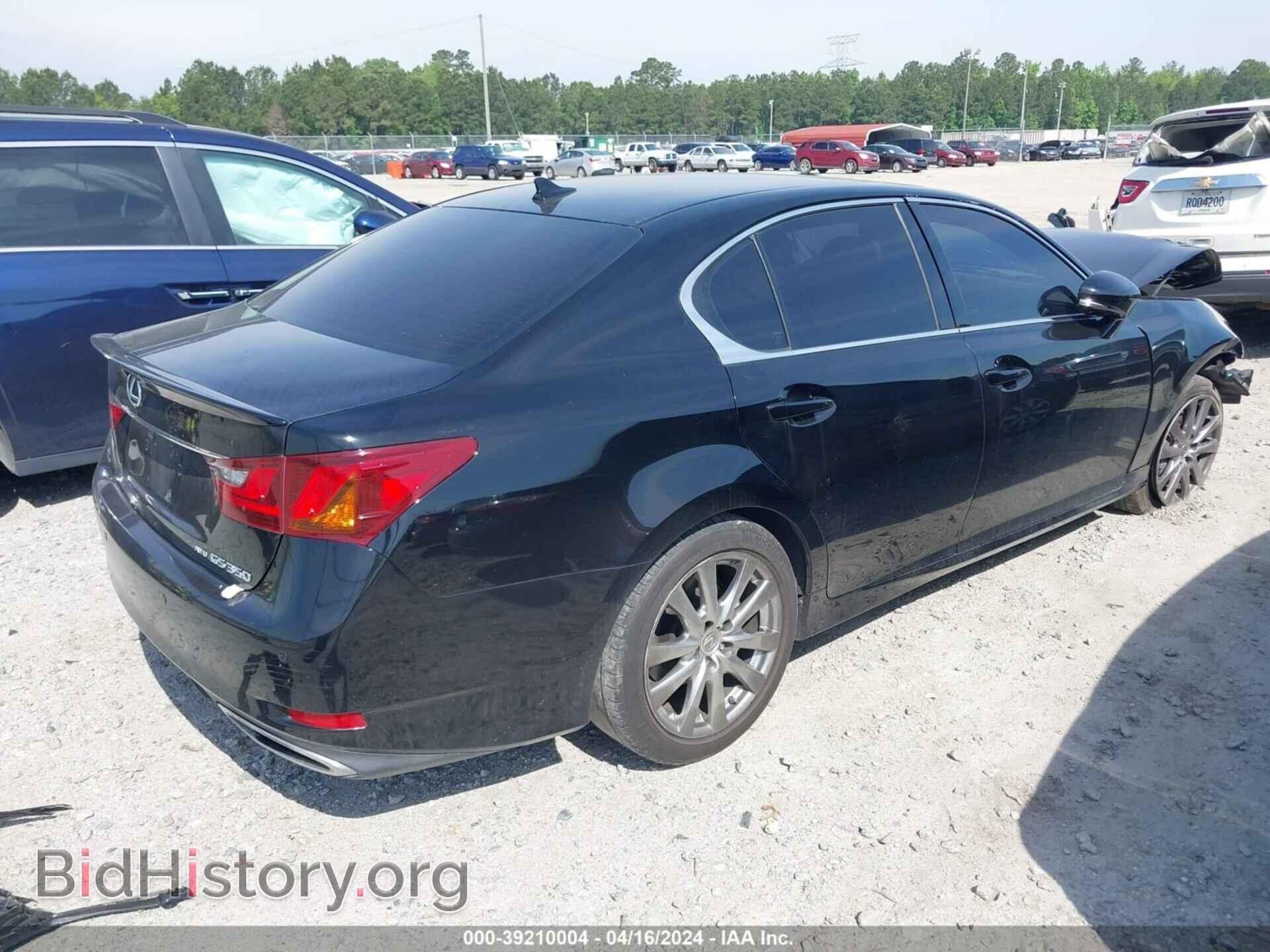 2013 LEXUS GS 350 - VIN: JTHCE1BL7D5005022 - Фото 4