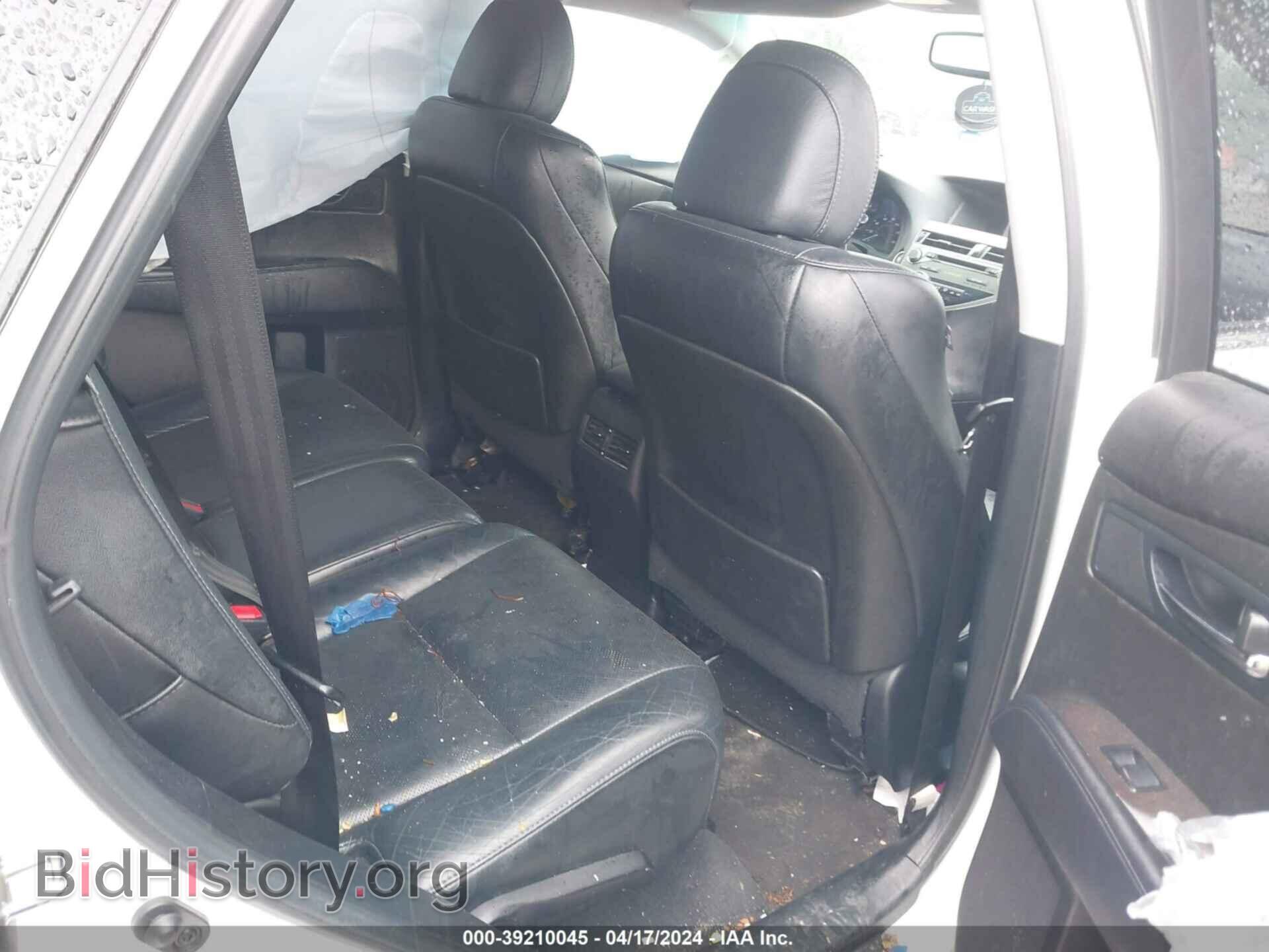 2013 LEXUS RX 350 - VIN: 2T2BK1BA4DC156578 - Фото 8