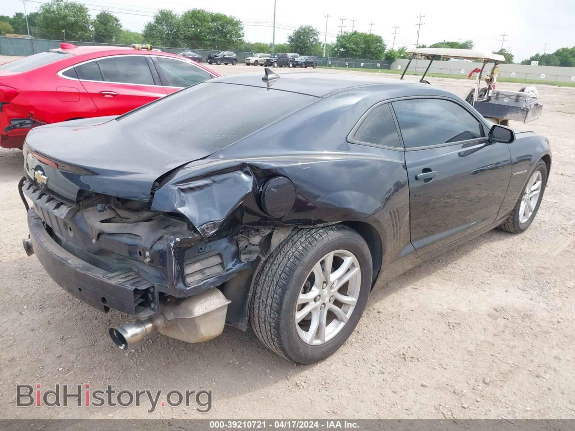 2014 CHEVROLET CAMARO - VIN: 2G1FA1E32E9262804 - Фото 4
