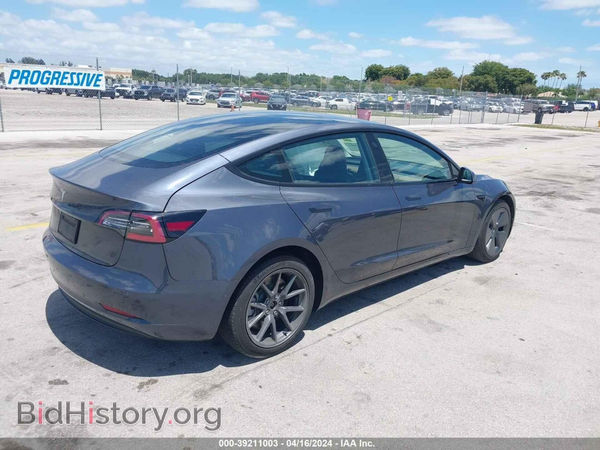 2022 TESLA MODEL 3 - VIN: 5YJ3E1EA4NF345918 - Фото 4