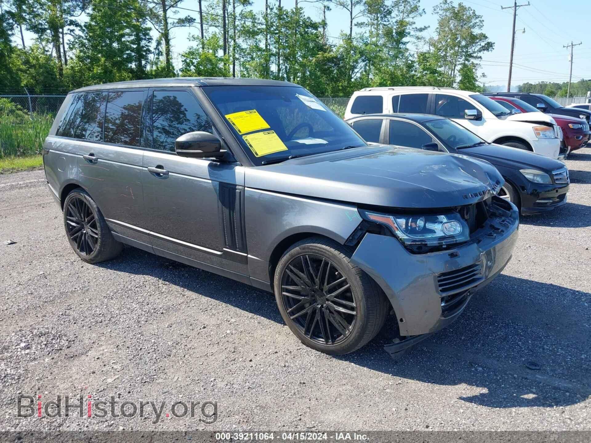 Photo SALGS2TF4FA242449 - LAND ROVER RANGE ROVER 2015