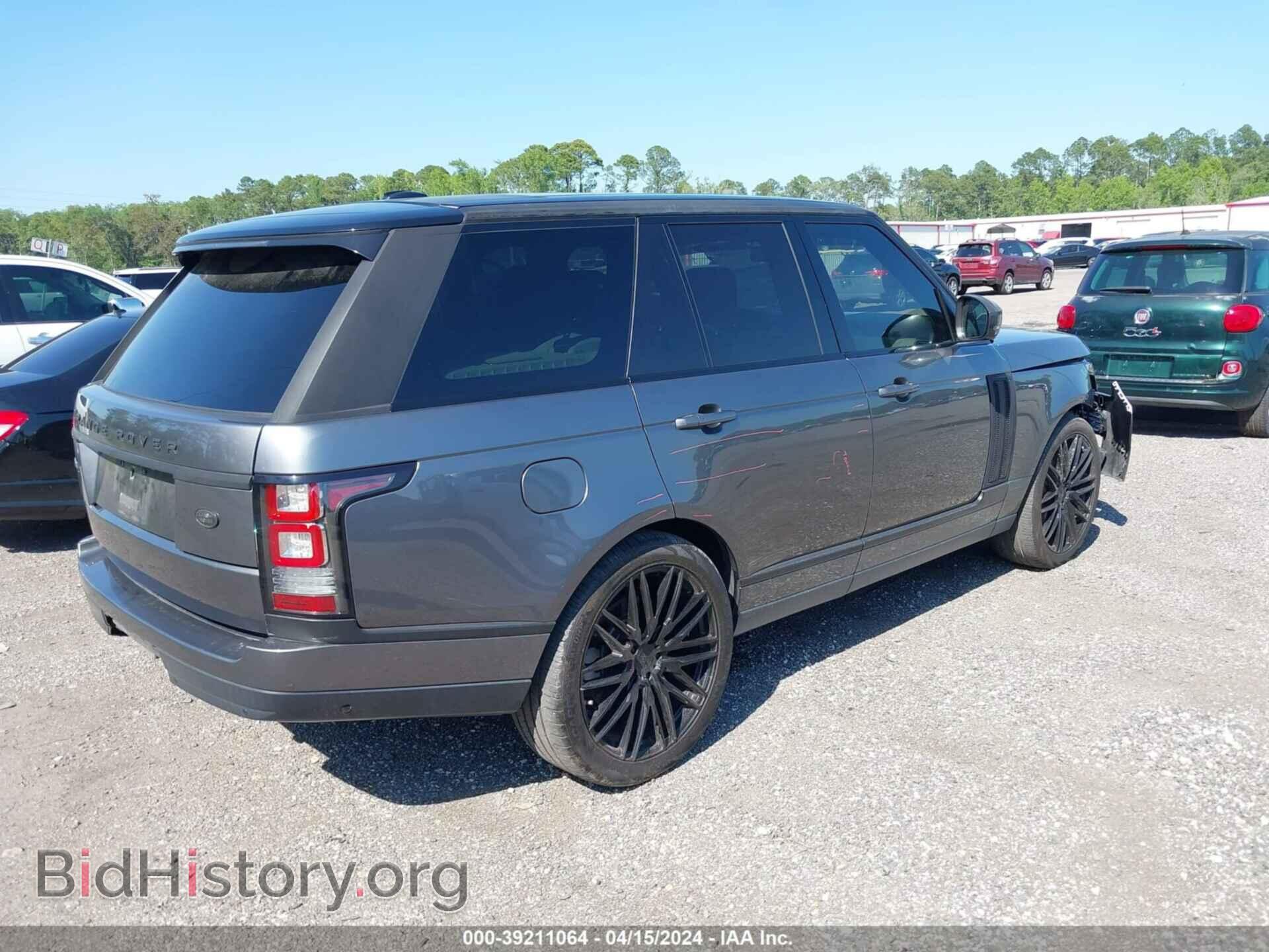 2015 LAND ROVER RANGE ROVER - VIN: SALGS2TF4FA242449 - Фото 4