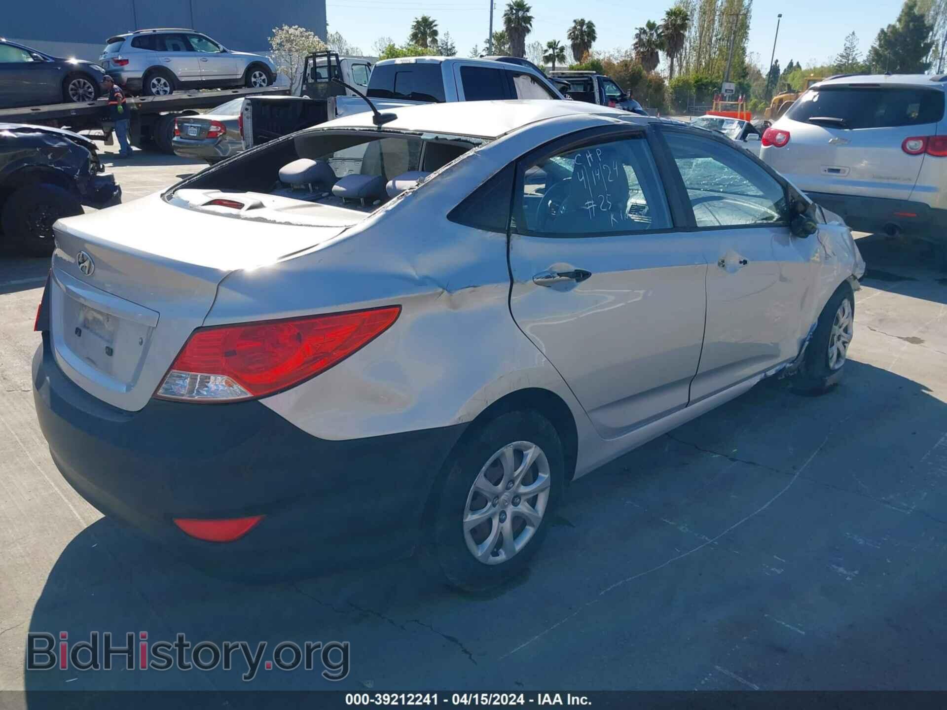 2013 HYUNDAI ACCENT - VIN: KMHCT4AE8DU537893 - Photo 4