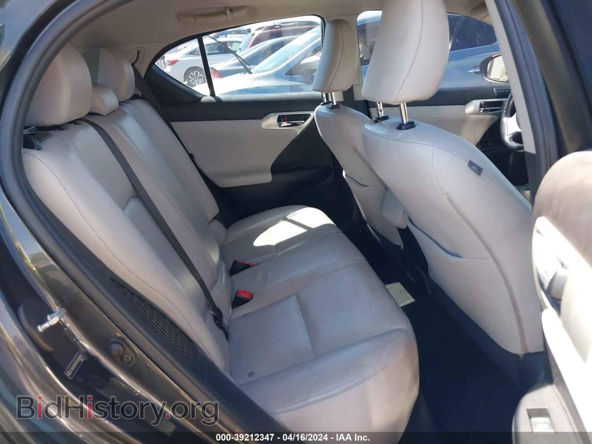 2011 LEXUS CT 200H - VIN: JTHKD5BH3B2028040 - Фото 8