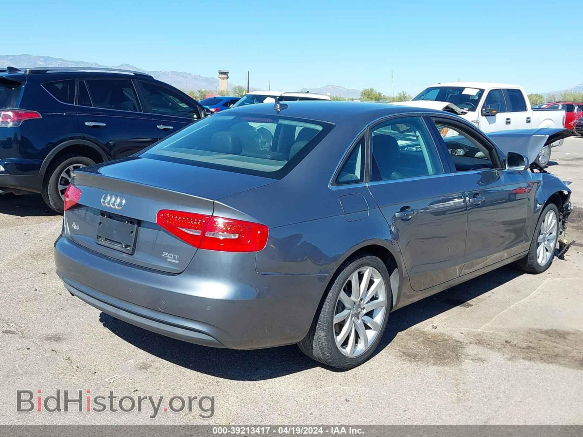 2013 AUDI A4 - VIN: WAUFFAFL2DN019977 - Фото 4