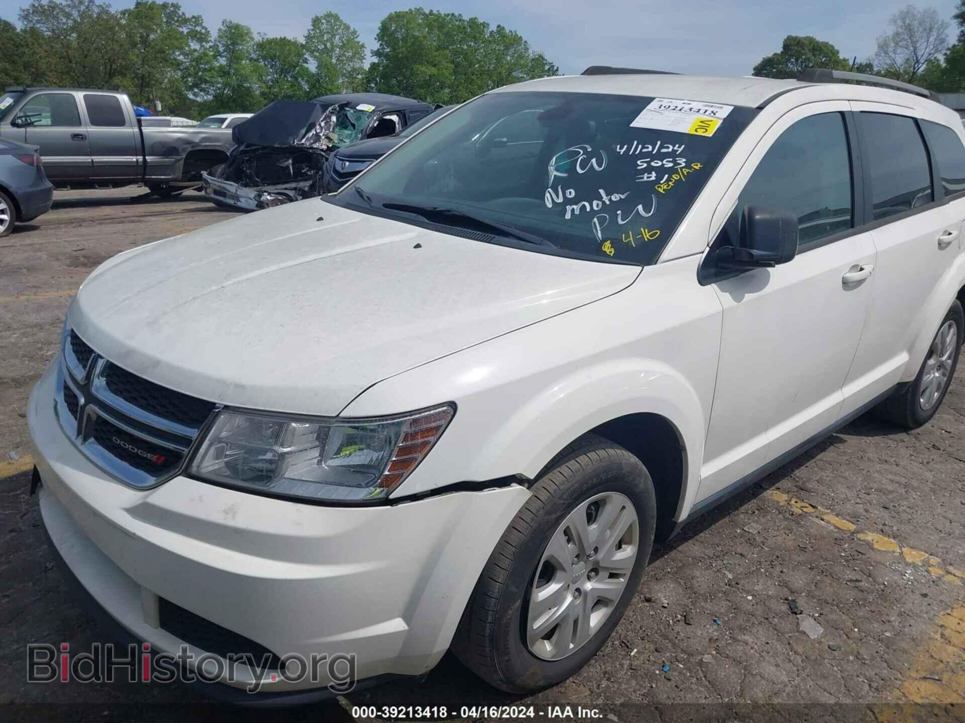 2018 DODGE JOURNEY - VIN: 3C4PDCAB7JT445053 - Фото 2