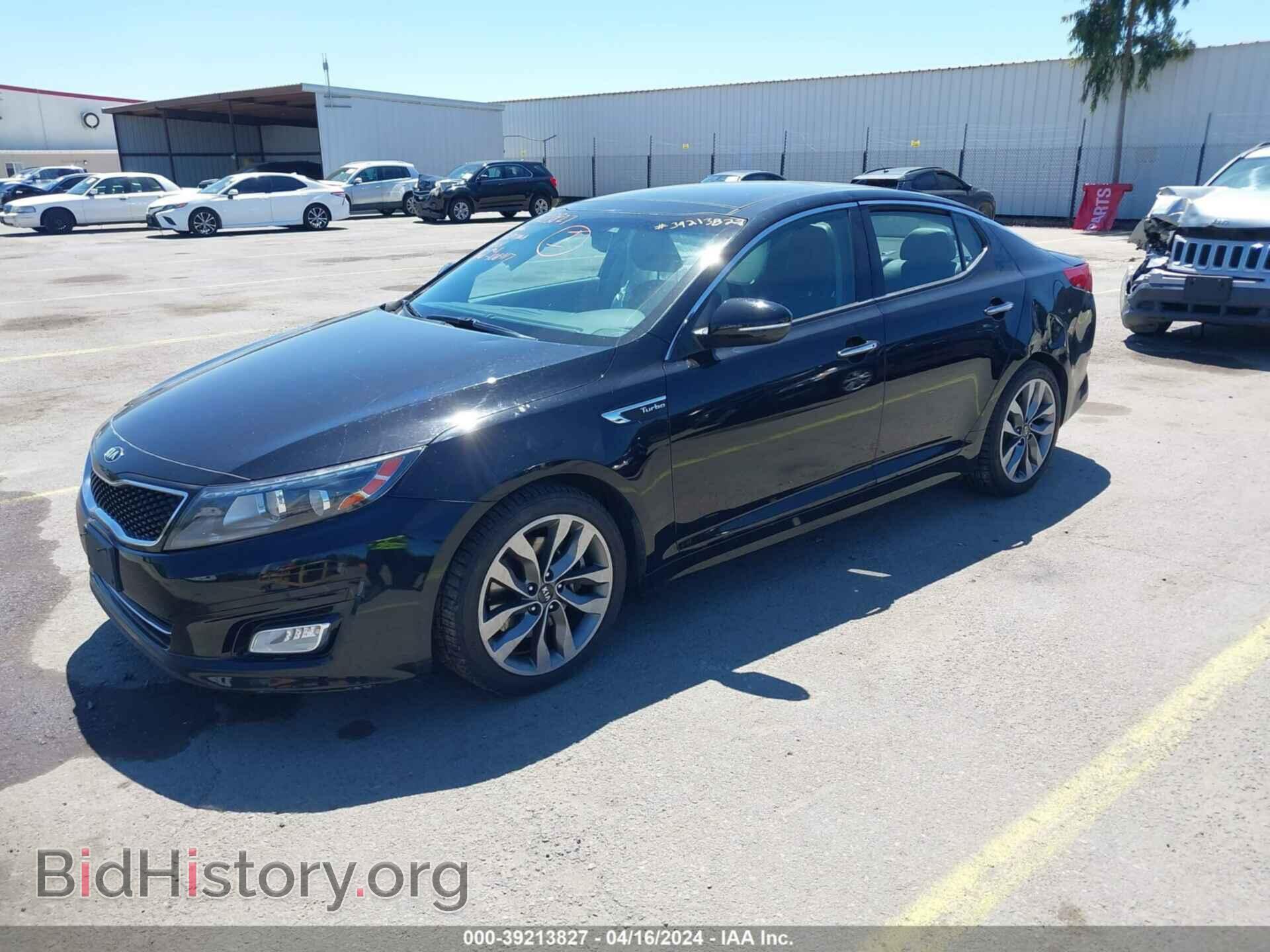2015 KIA OPTIMA - VIN: 5XXGR4A61FG357841 - Фото 2