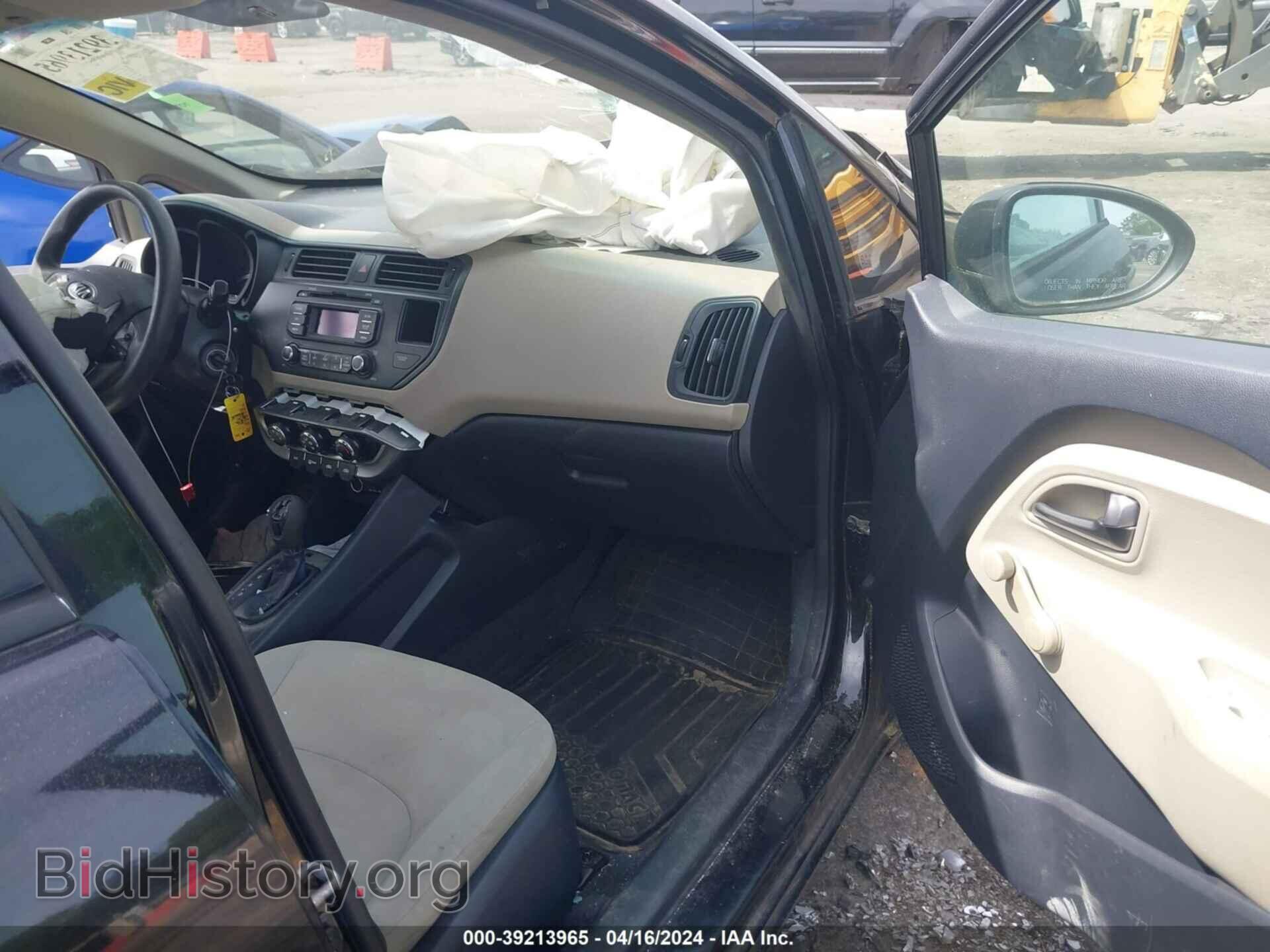 2012 KIA RIO - VIN: KNADM4A3XC6047590 - Фото 5