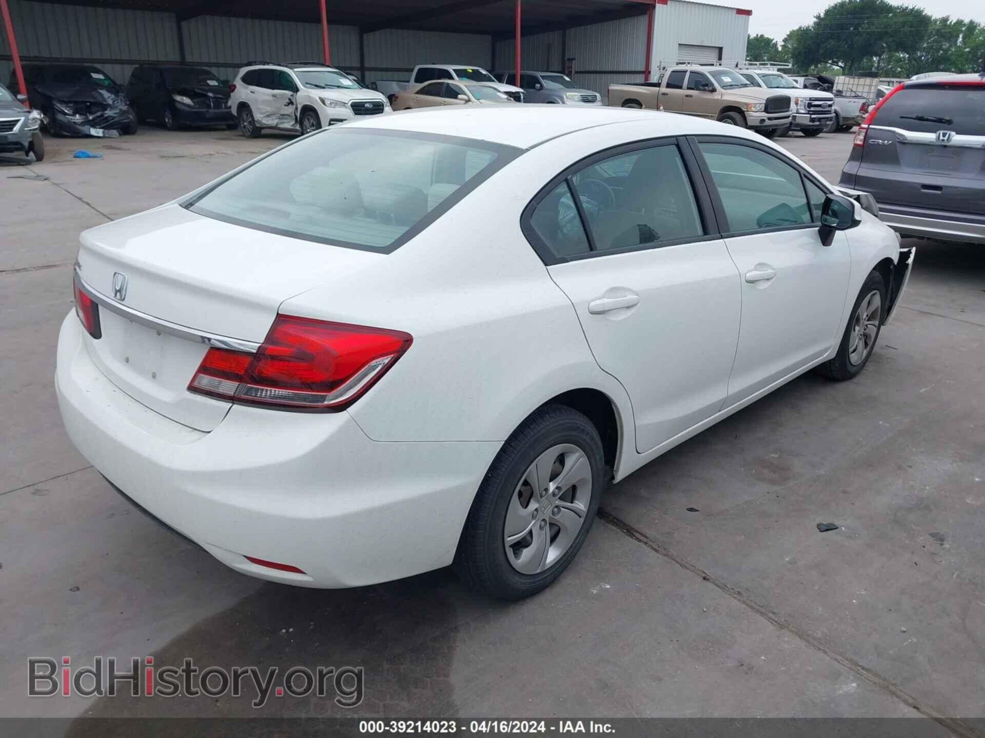 2013 HONDA CIVIC - VIN: 19XFB2F59DE044689 - Фото 4