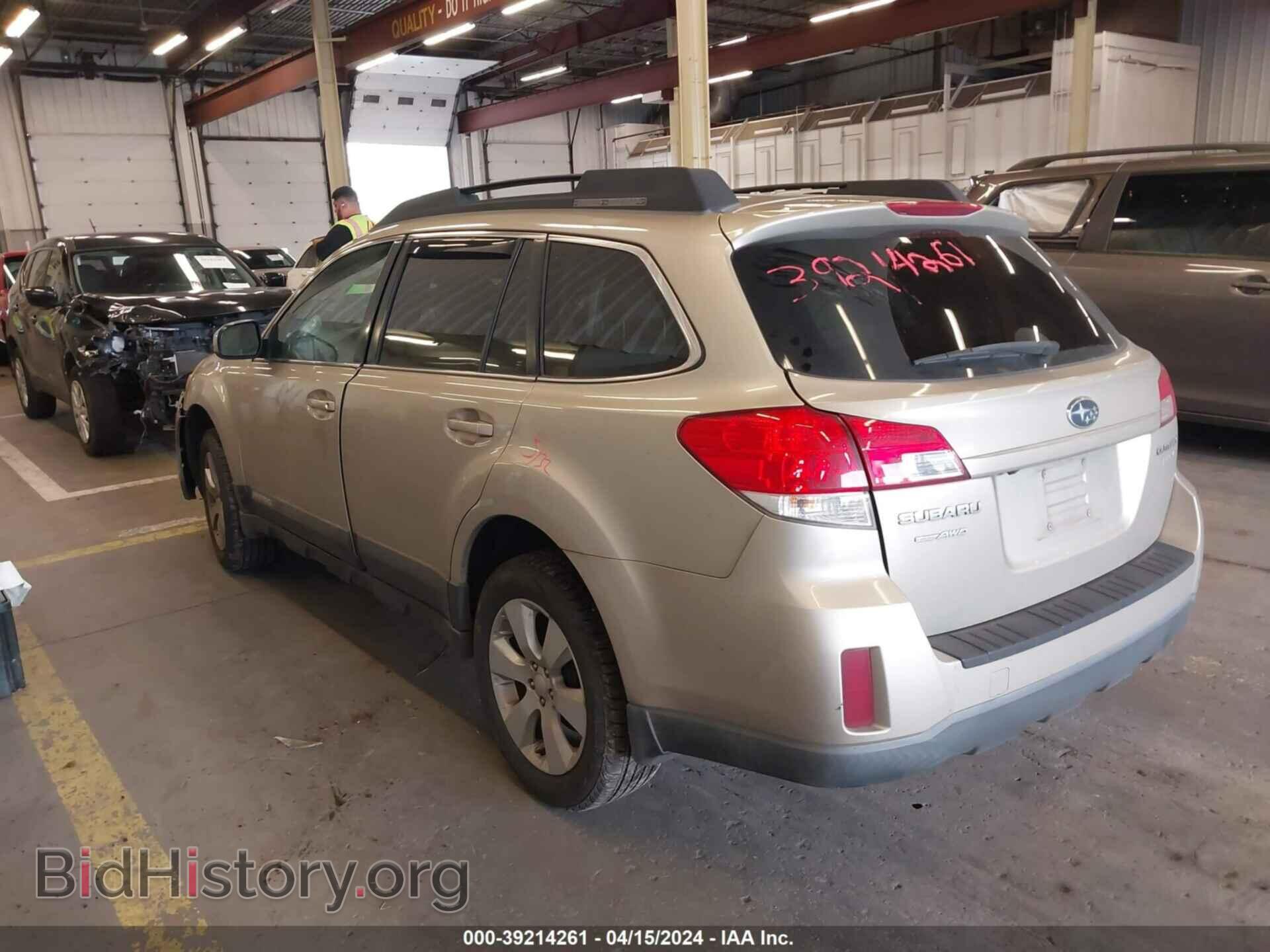 2010 SUBARU OUTBACK - VIN: 4S4BRBLC7A3370082 - Фото 3