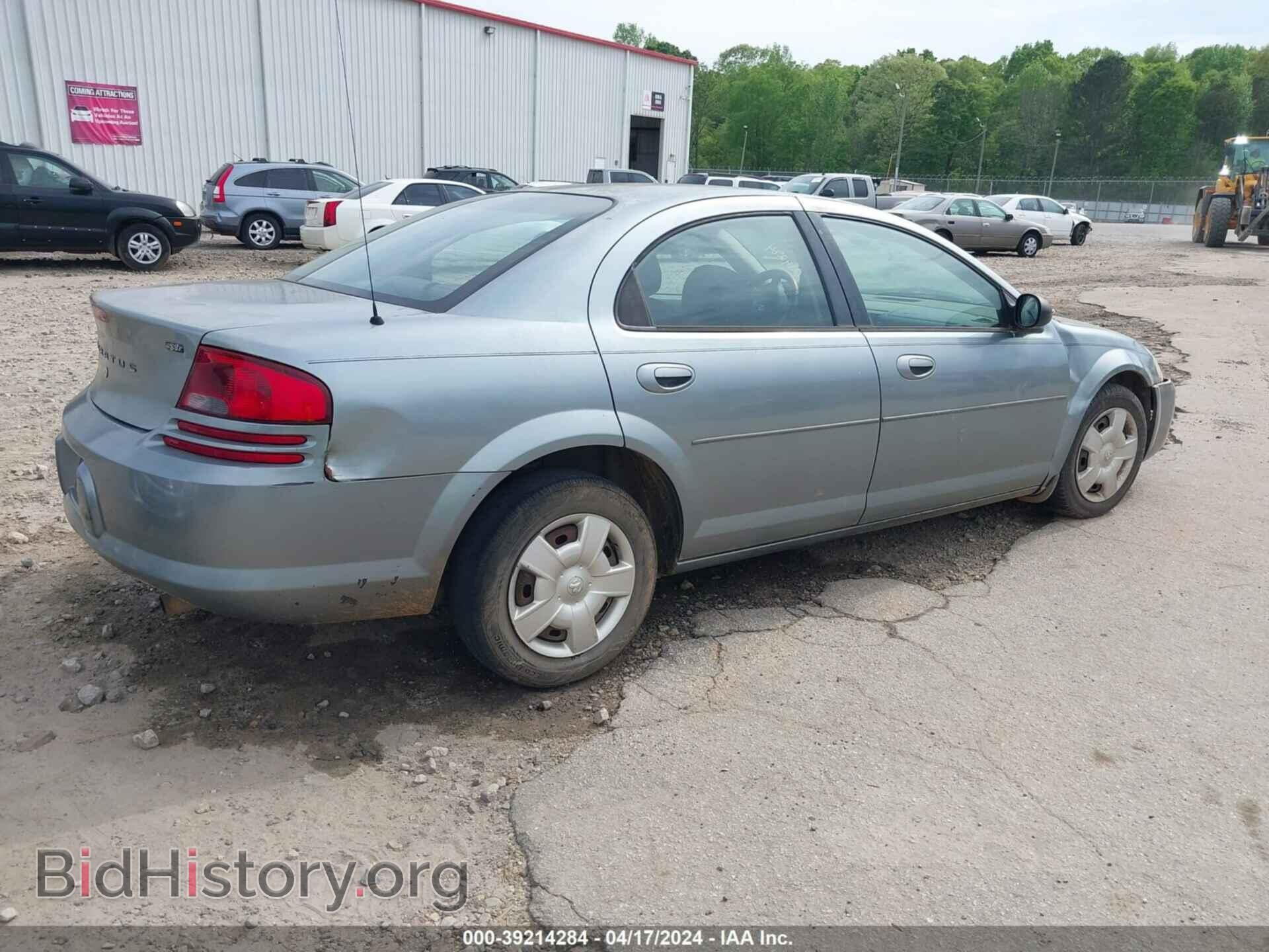 2006 DODGE STRATUS - VIN: 1B3EL46X66N139992 - Фото 4