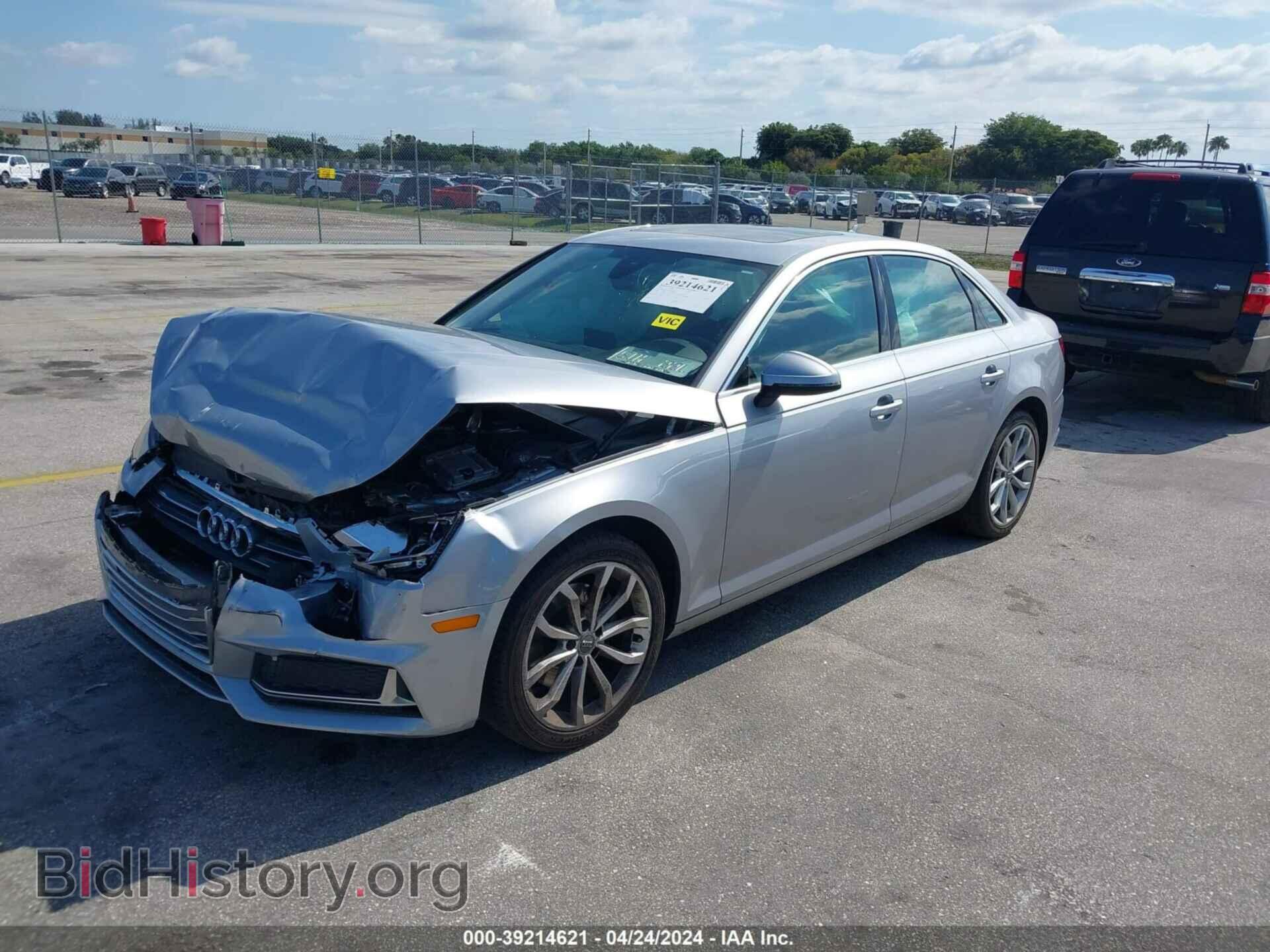 2019 AUDI A4 - VIN: WAUGMAF45KA065763 - Фото 2