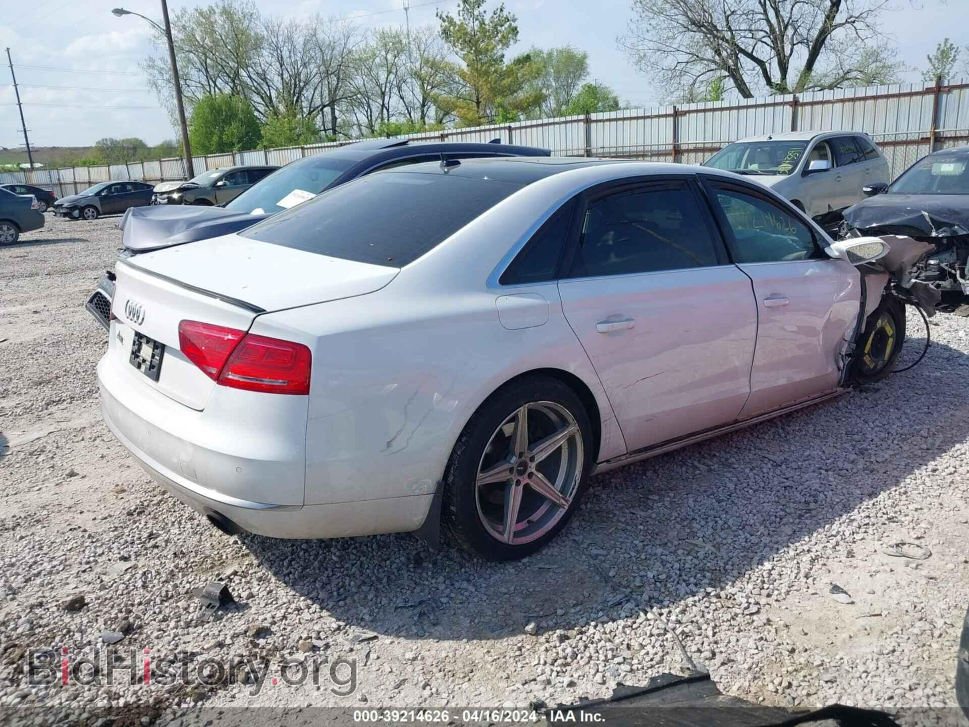 2013 AUDI A8 L - VIN: WAURGAFD9DN004248 - Фото 4