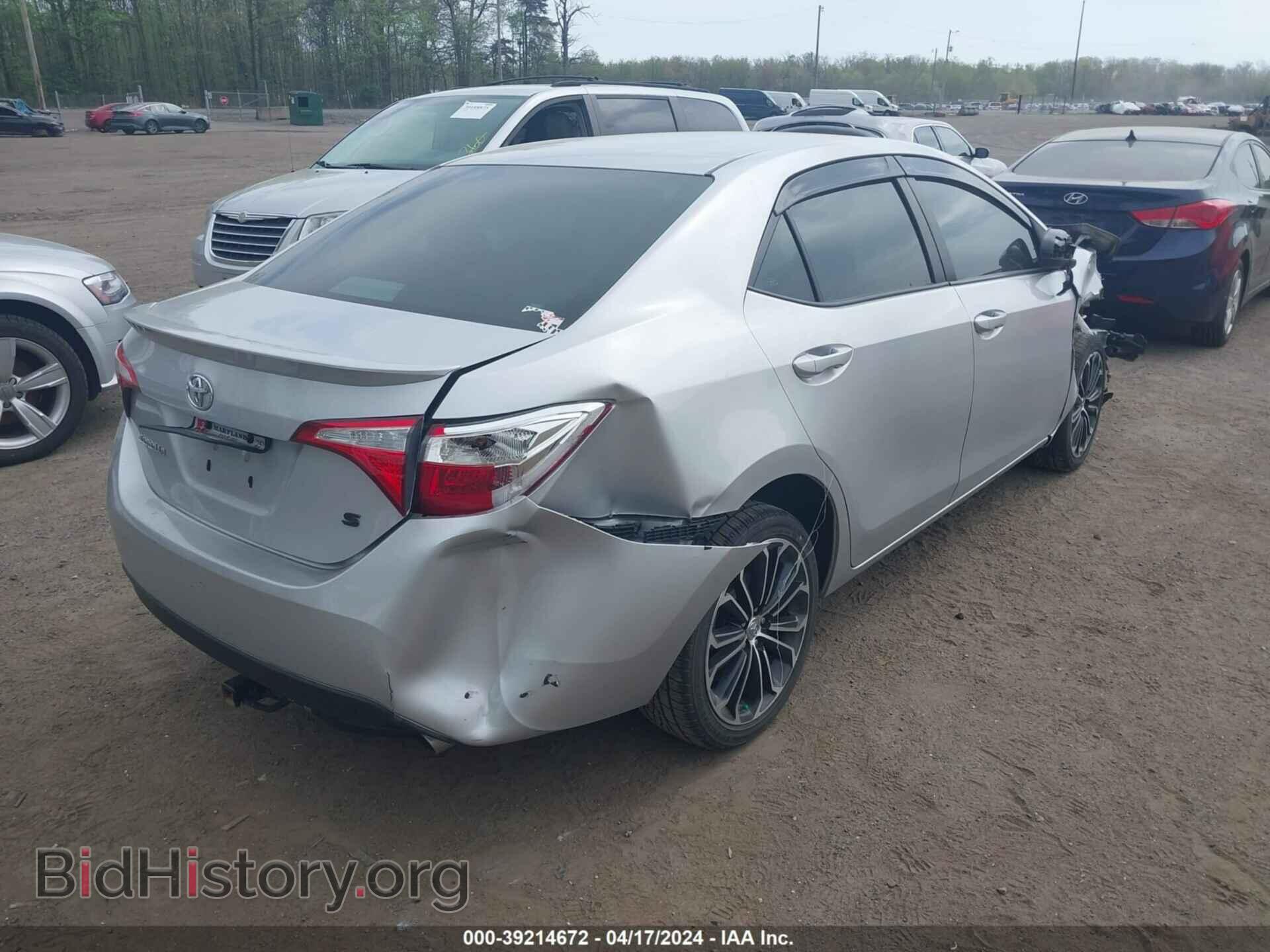 2015 TOYOTA COROLLA - VIN: 2T1BURHE2FC344882 - Фото 4