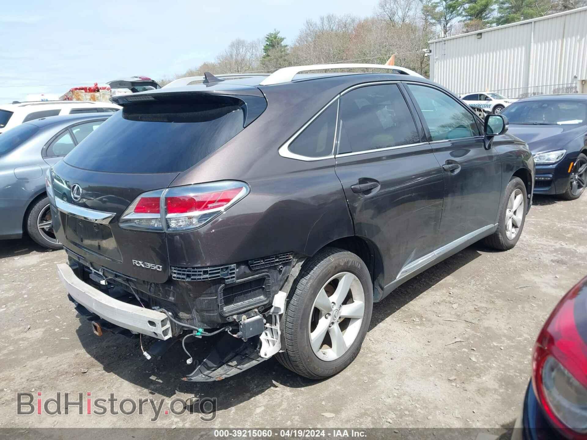 2013 LEXUS RX 350 - VIN: 2T2BK1BA2DC204594 - Фото 4
