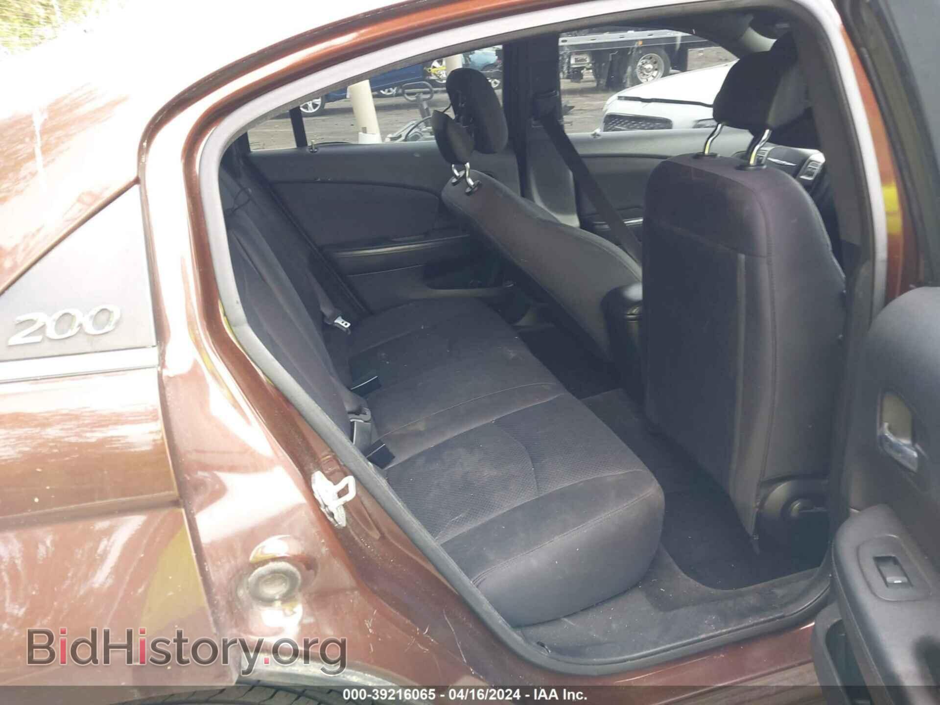 2013 CHRYSLER 200 - VIN: 1C3CCBBG2DN731522 - Фото 8
