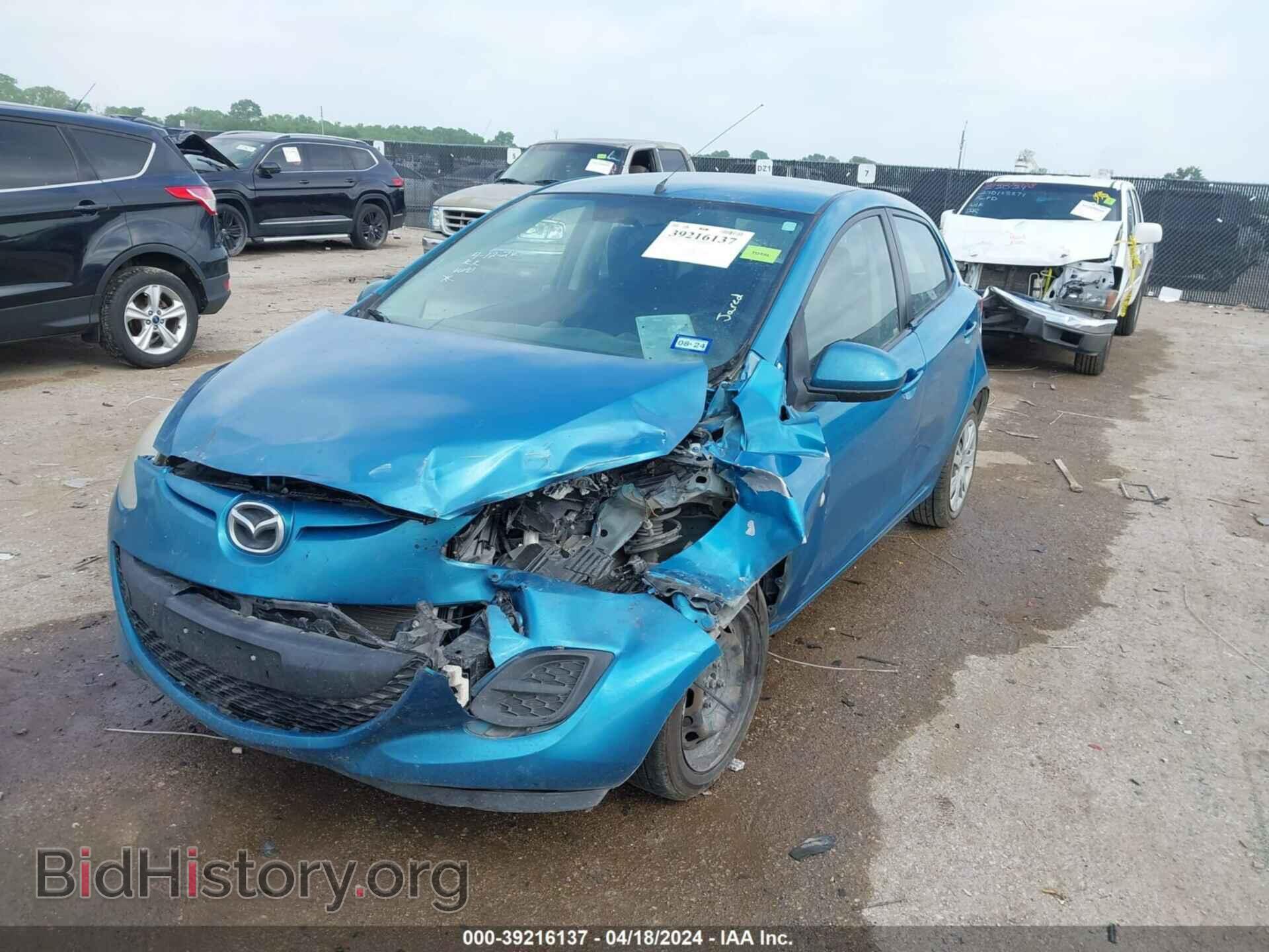 2011 MAZDA MAZDA2 - VIN: JM1DE1HY6B0119998 - Фото 2