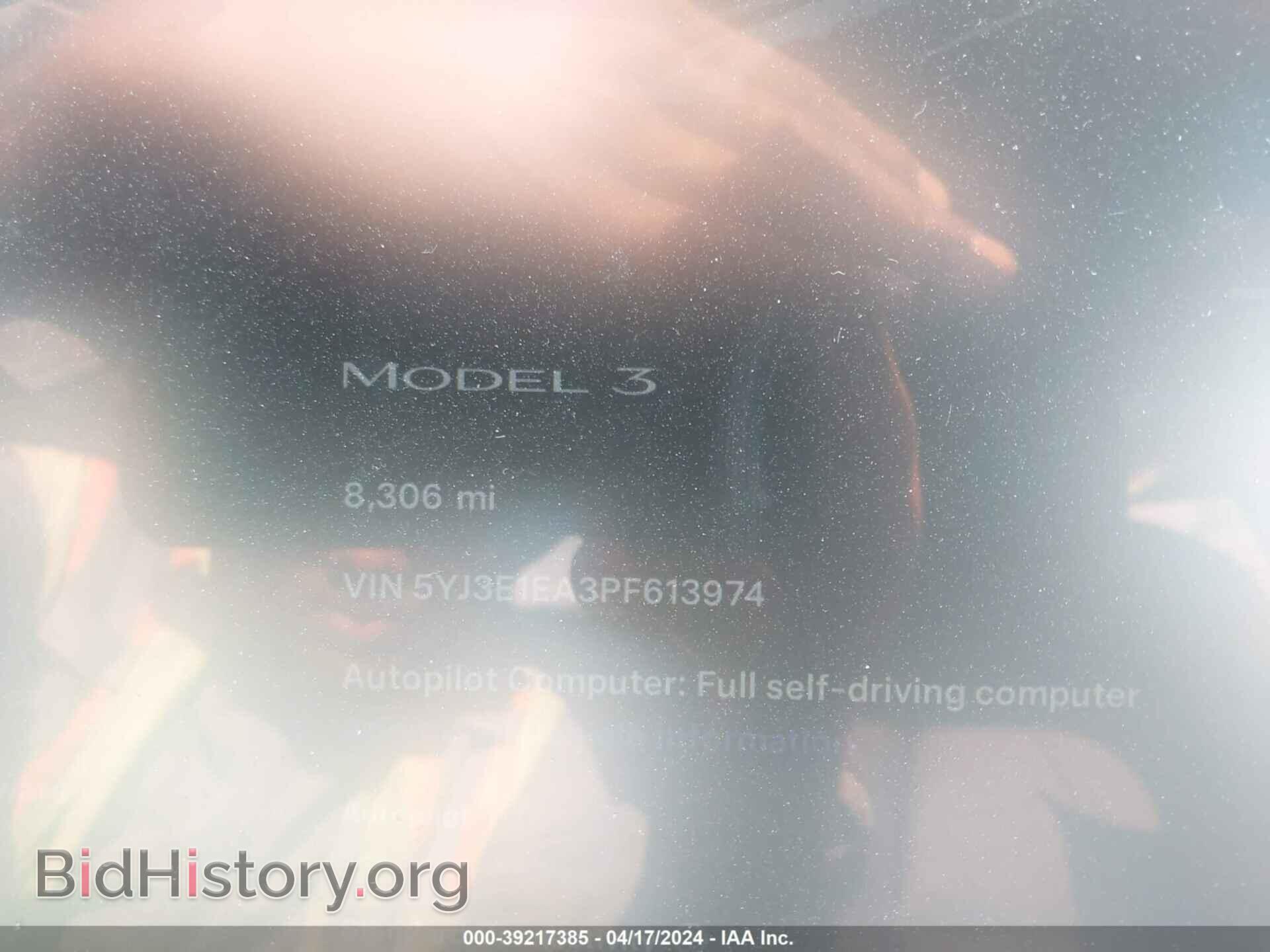 2023 TESLA MODEL 3 - VIN: 5YJ3E1EA3PF613974 - Фото 7