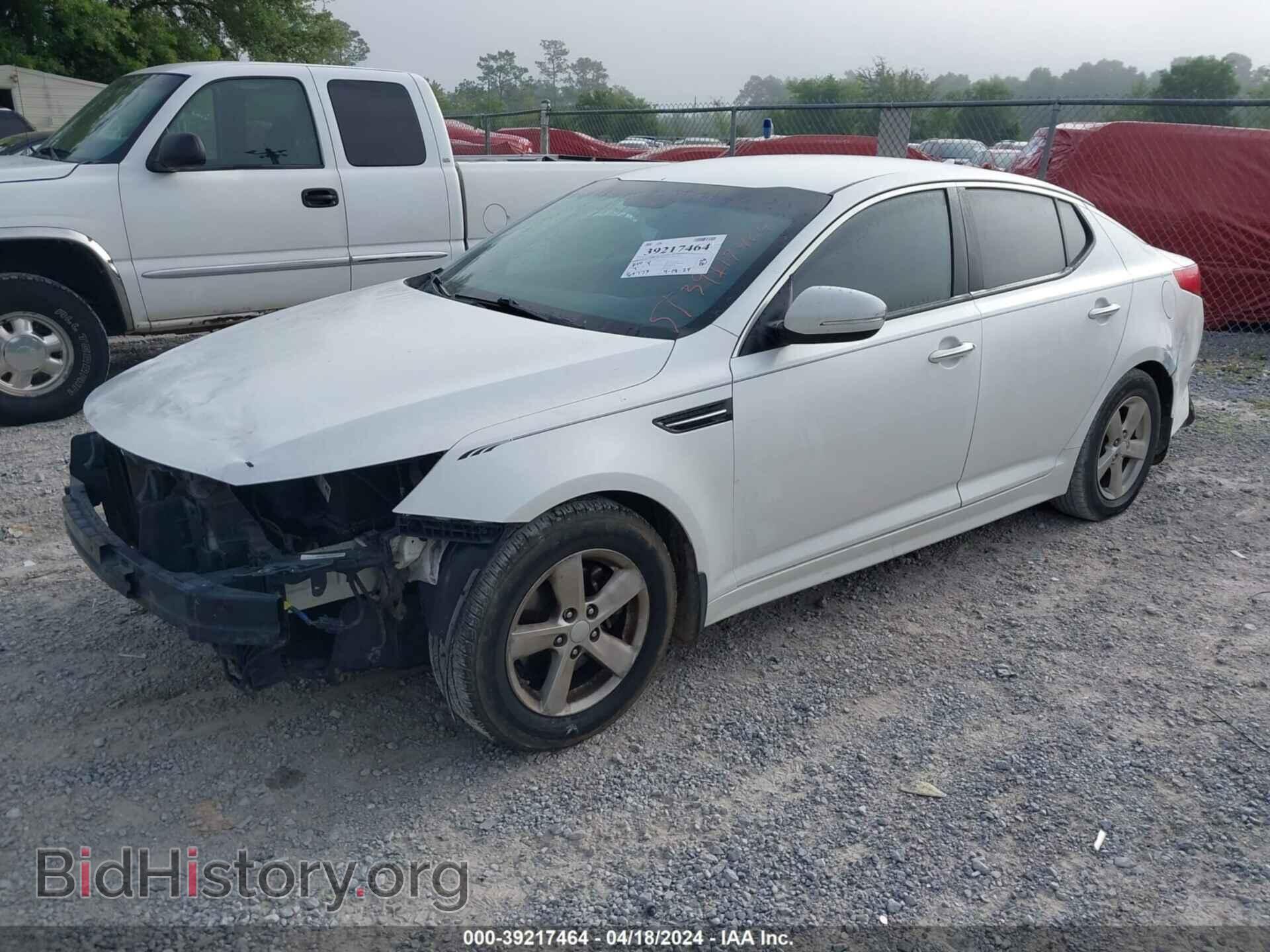 2015 KIA OPTIMA - VIN: KNAGM4A77F5639989 - Фото 2