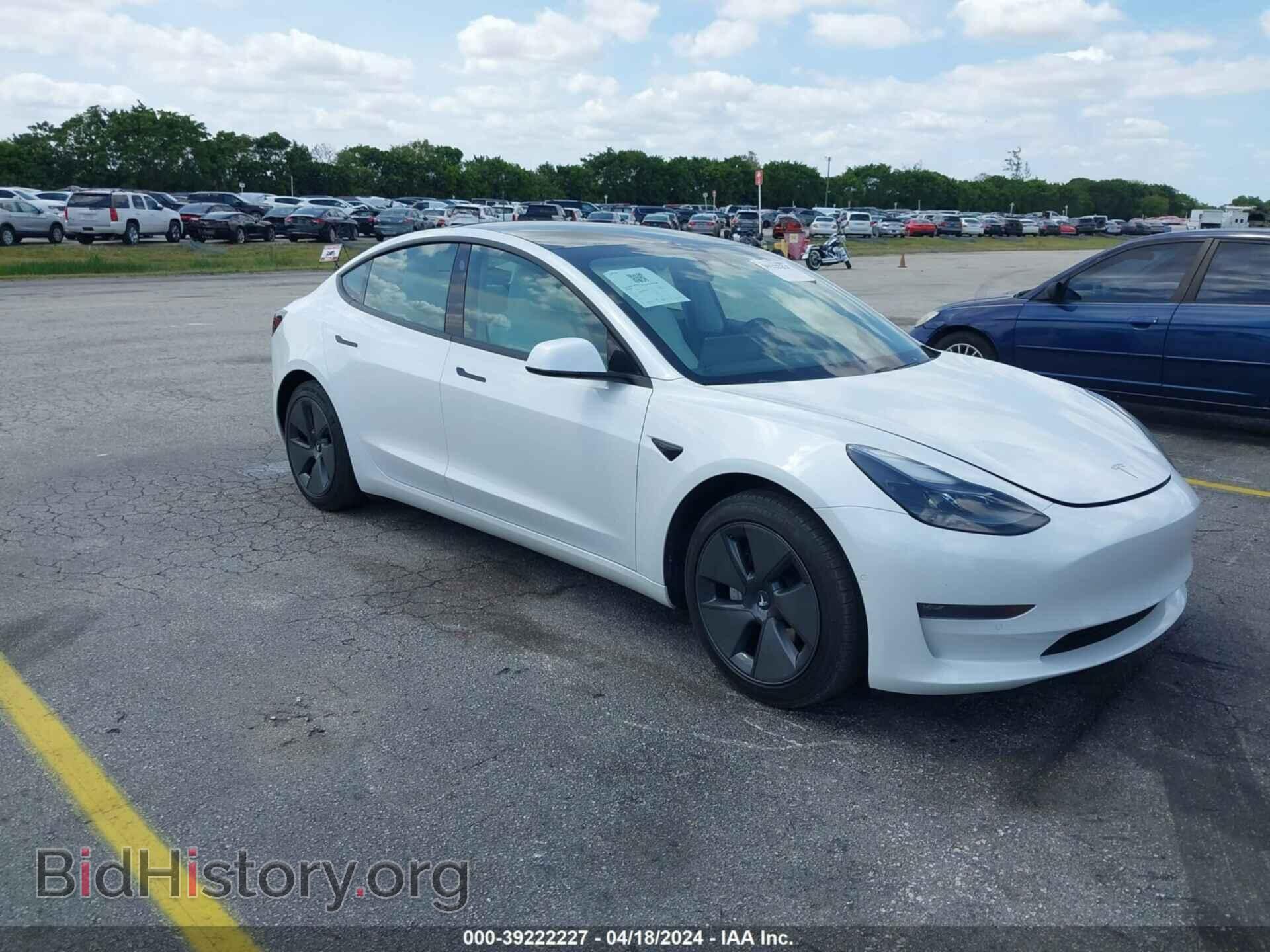 Photo 5YJ3E1EB5MF026423 - TESLA MODEL 3 2021