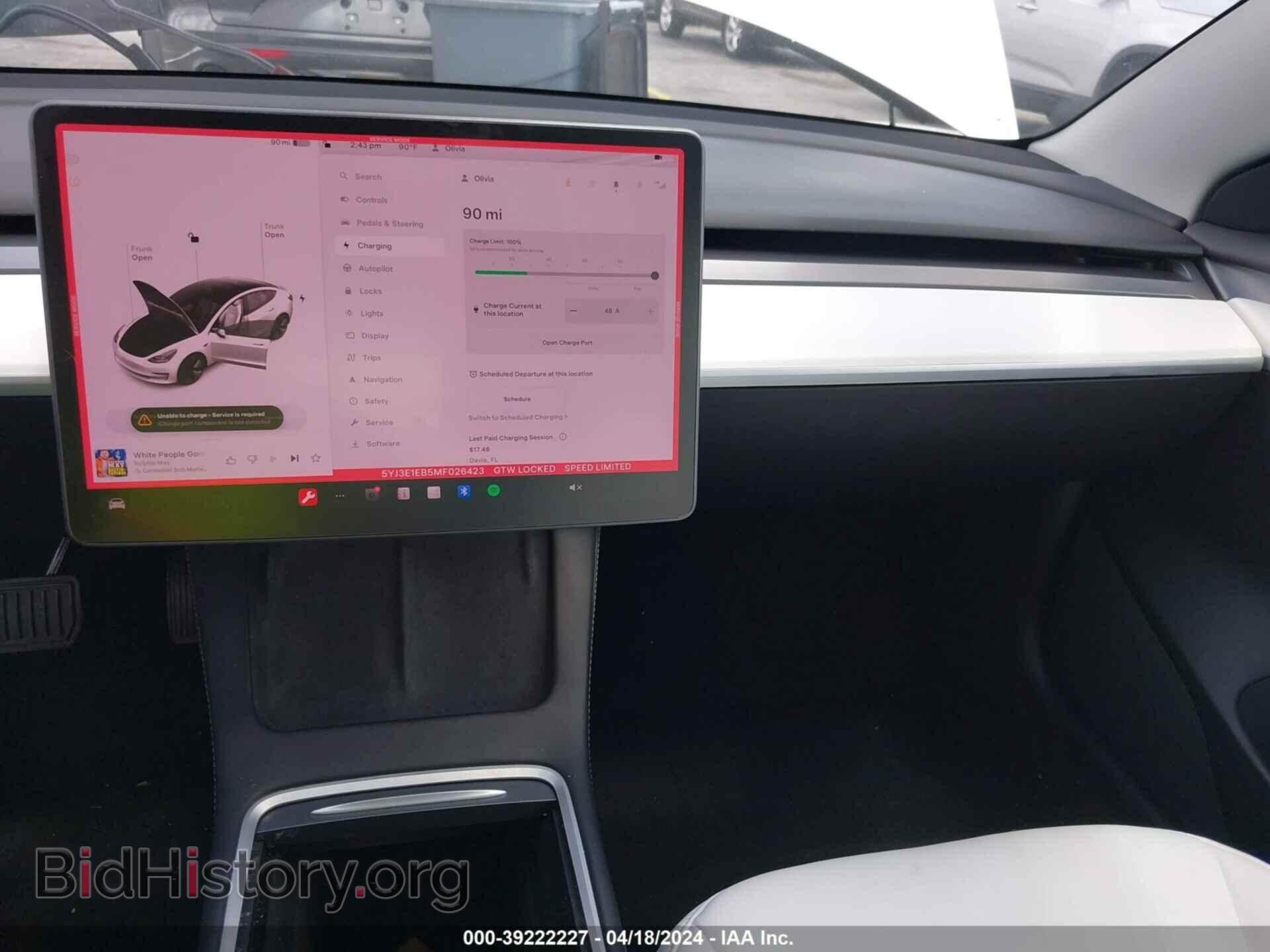 2021 TESLA MODEL 3 - VIN: 5YJ3E1EB5MF026423 - Фото 18