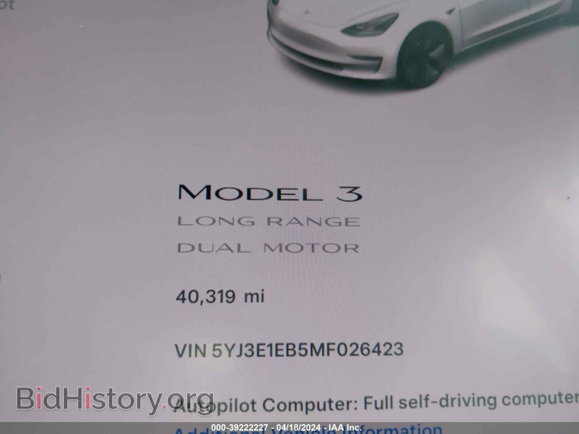 2021 TESLA MODEL 3 - VIN: 5YJ3E1EB5MF026423 - Фото 19