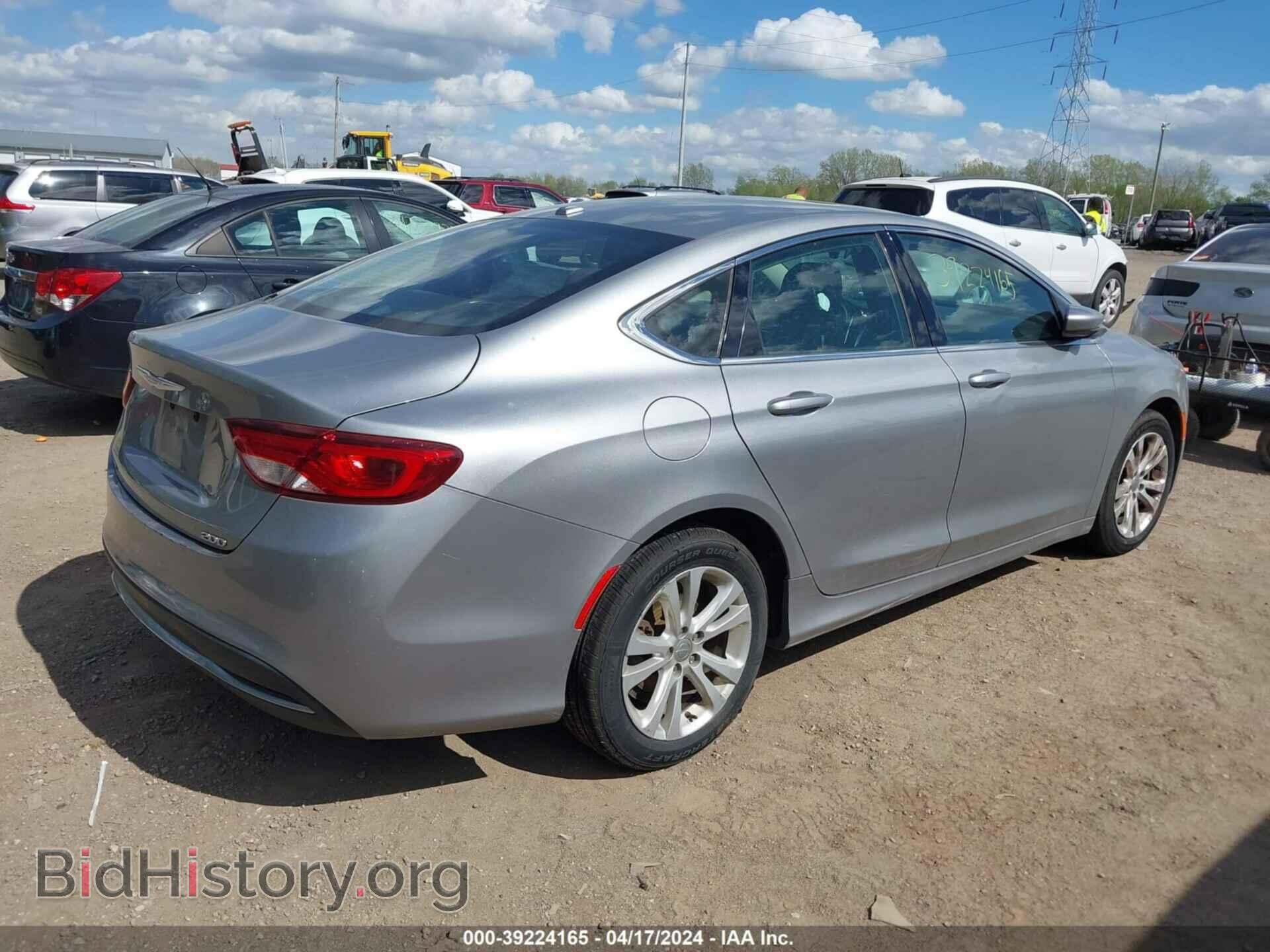 2015 CHRYSLER 200 - VIN: 1C3CCCAB4FN621022 - Фото 4