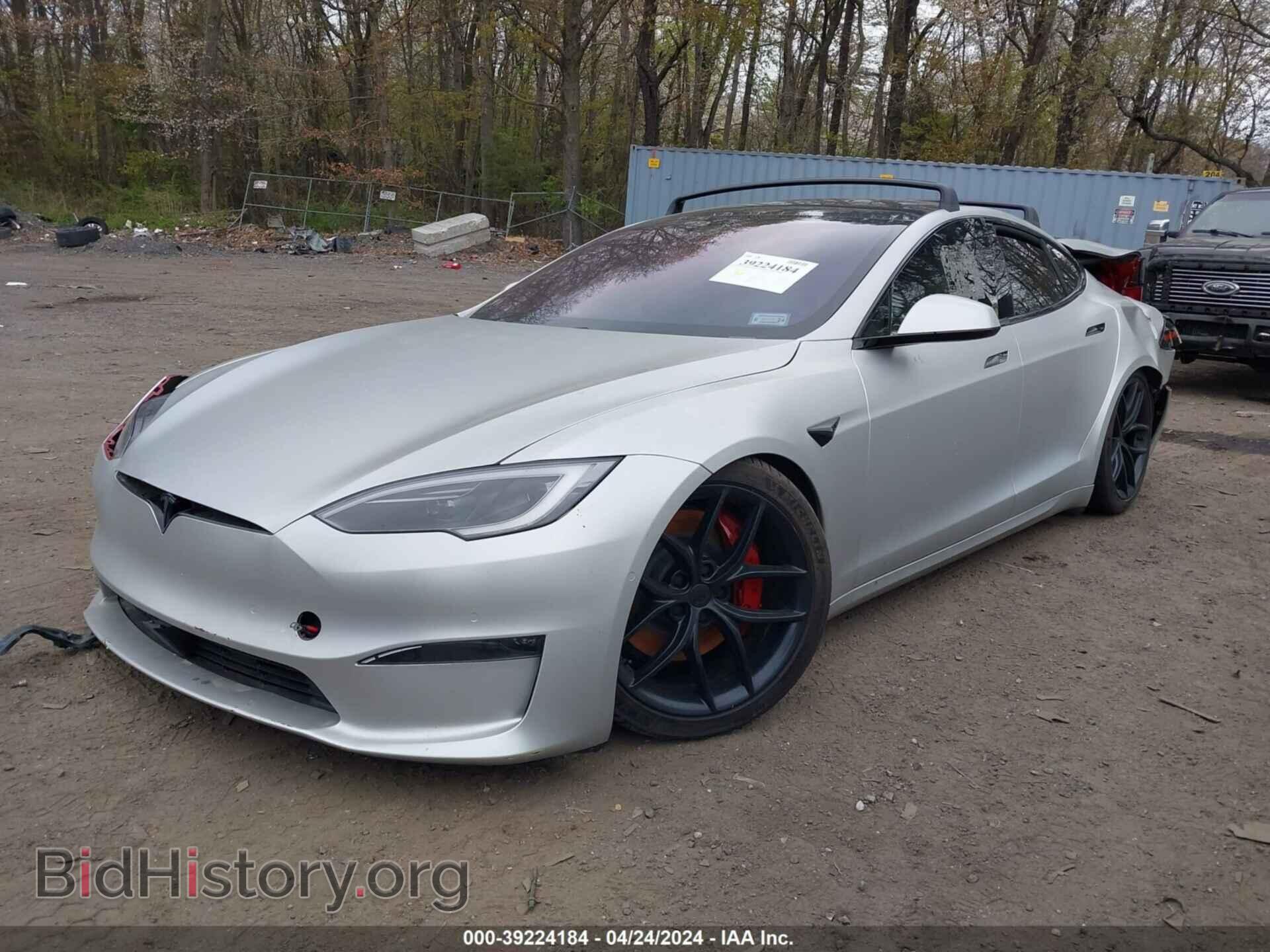 2022 TESLA MODEL S - VIN: 5YJSA1E56NF487004 - Фото 2