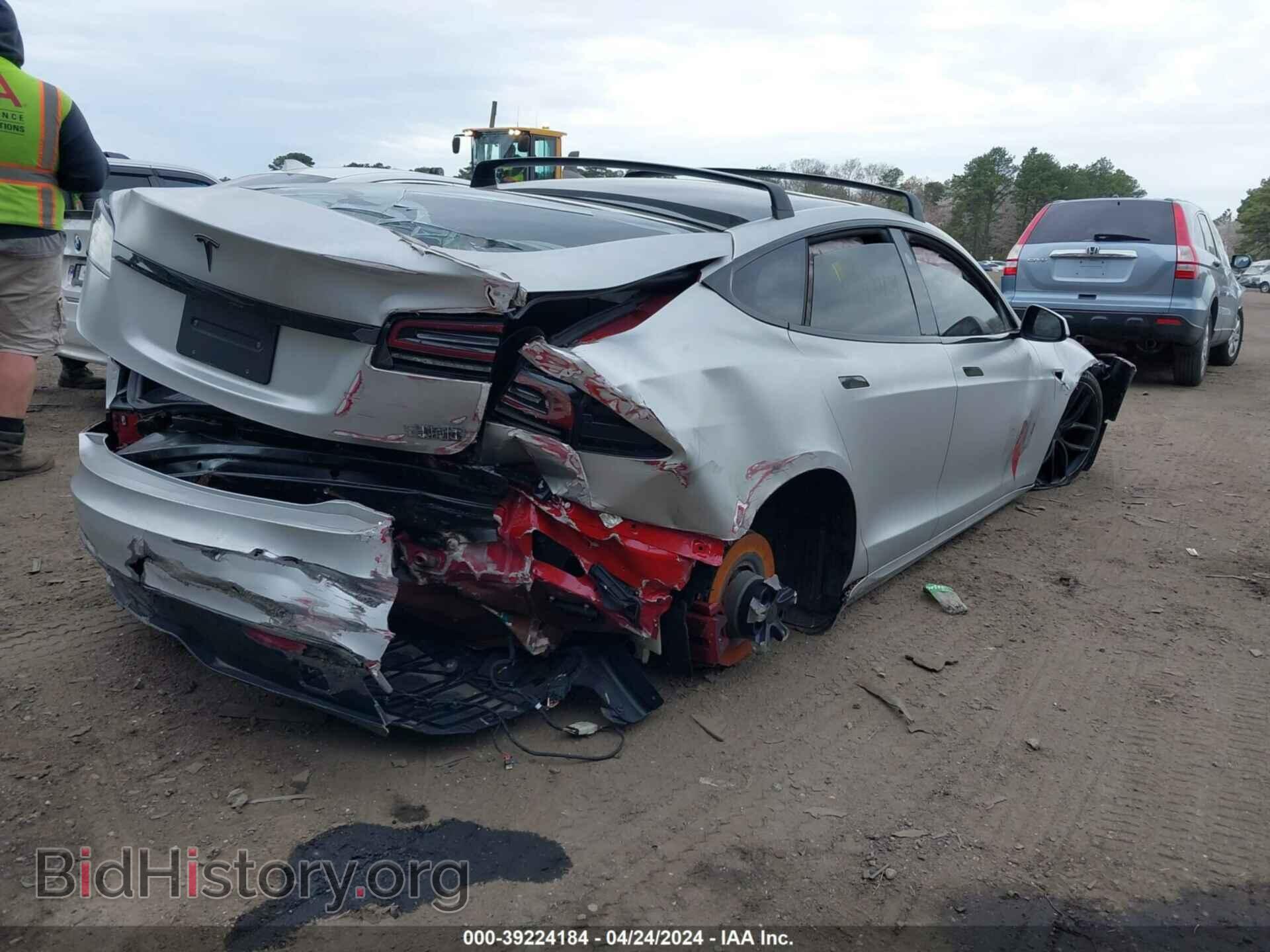 2022 TESLA MODEL S - VIN: 5YJSA1E56NF487004 - Фото 4