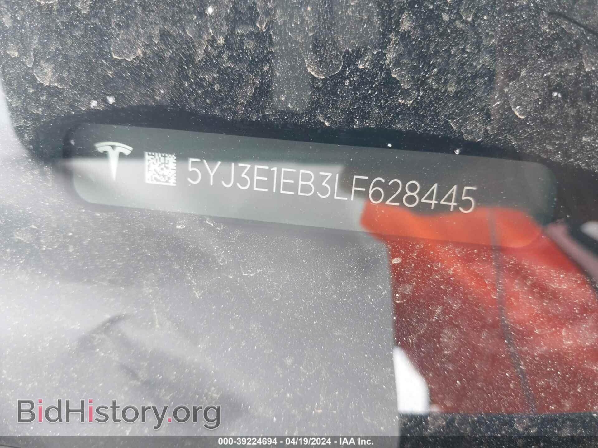 2020 TESLA MODEL 3 - VIN: 5YJ3E1EB3LF628445 - Фото 9