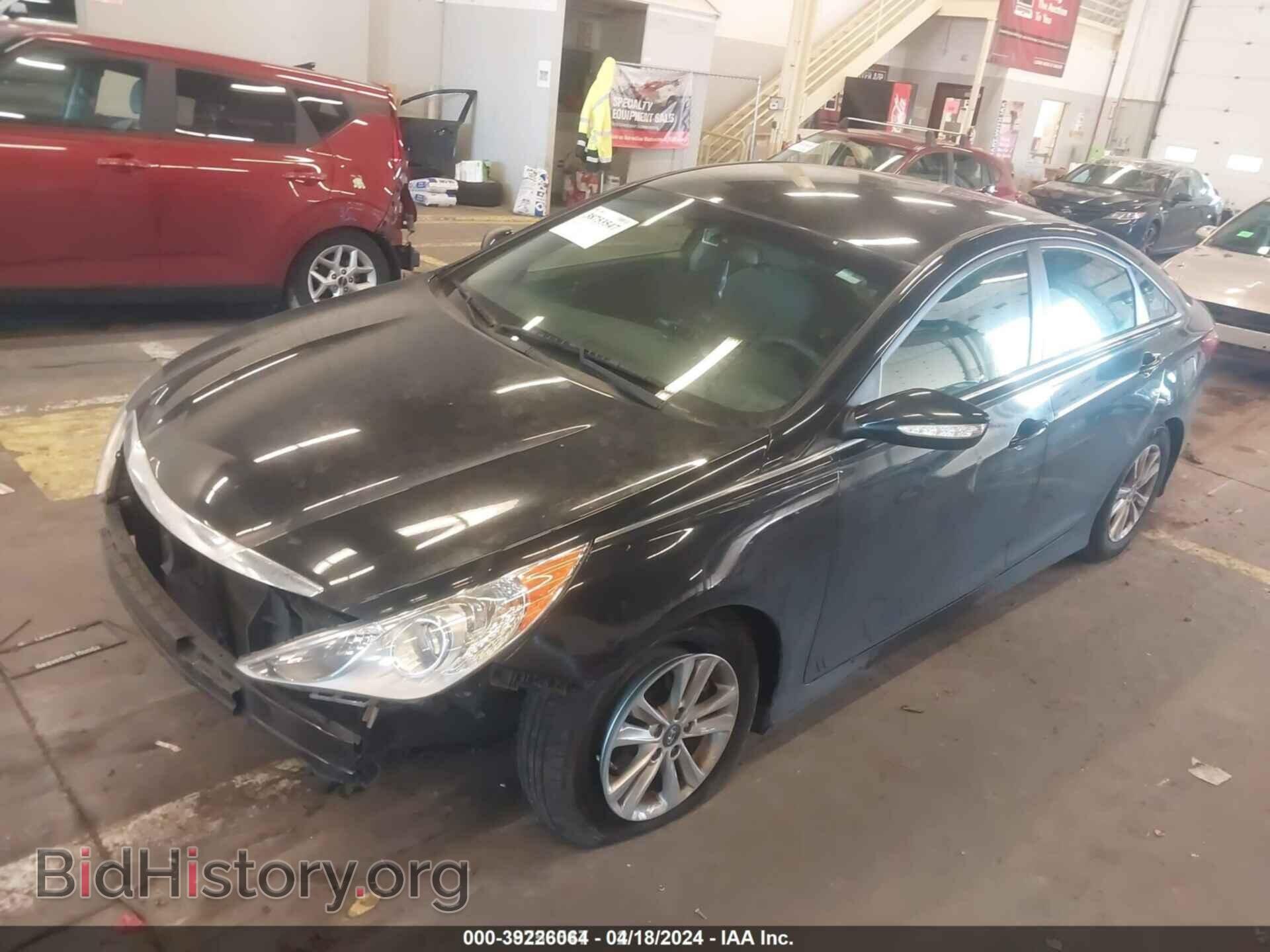 2014 HYUNDAI SONATA - VIN: 5NPEB4AC1EH876179 - Фото 2