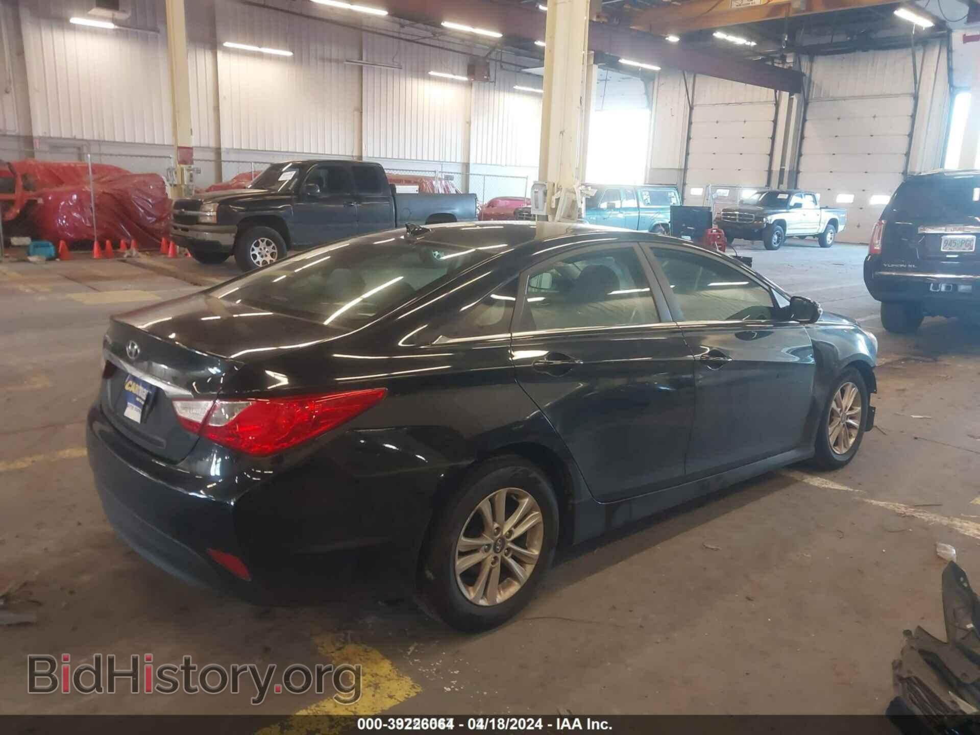 2014 HYUNDAI SONATA - VIN: 5NPEB4AC1EH876179 - Фото 4