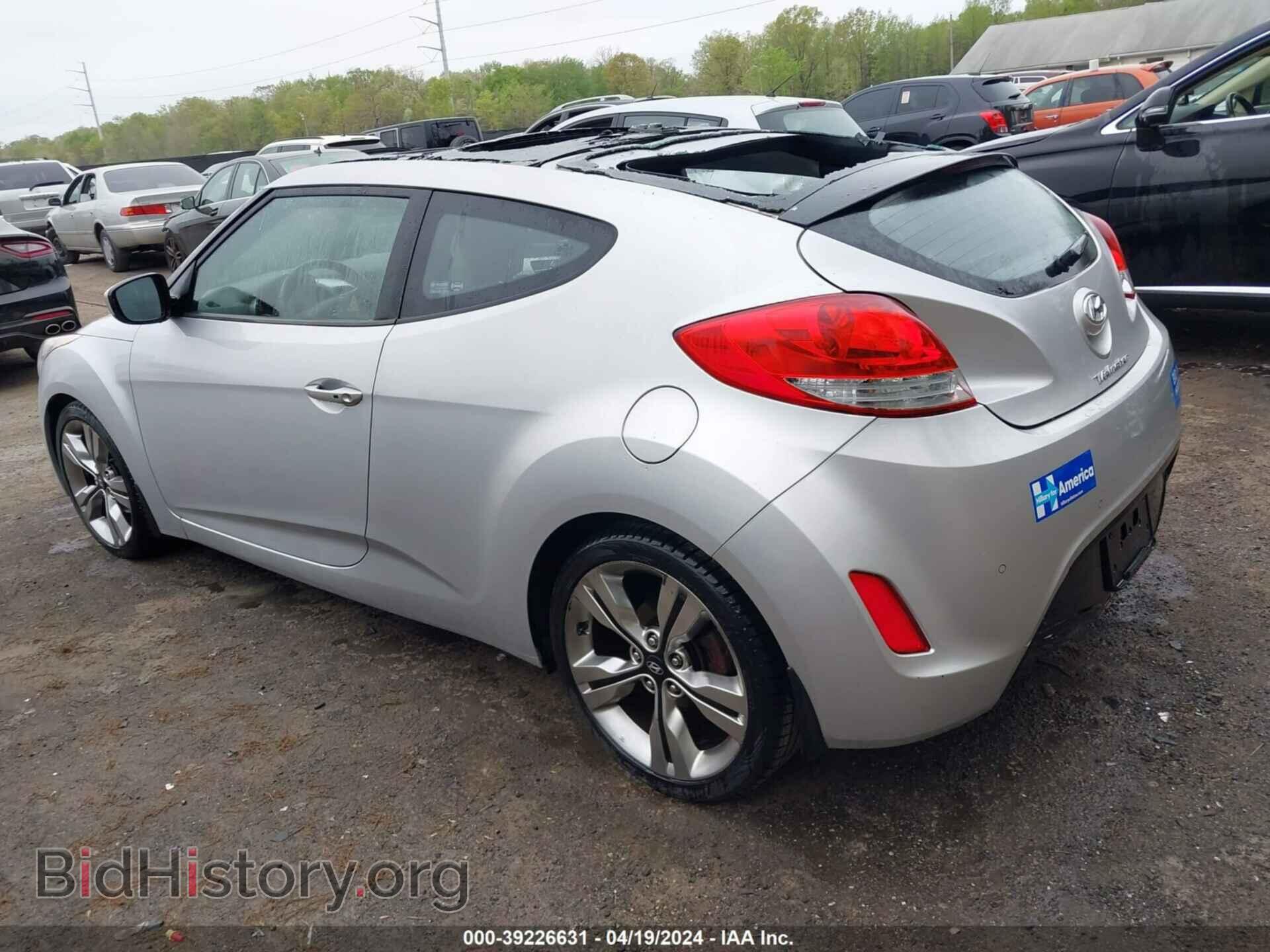 2012 HYUNDAI VELOSTER - VIN: KMHTC6AD7CU035295 - Фото 3