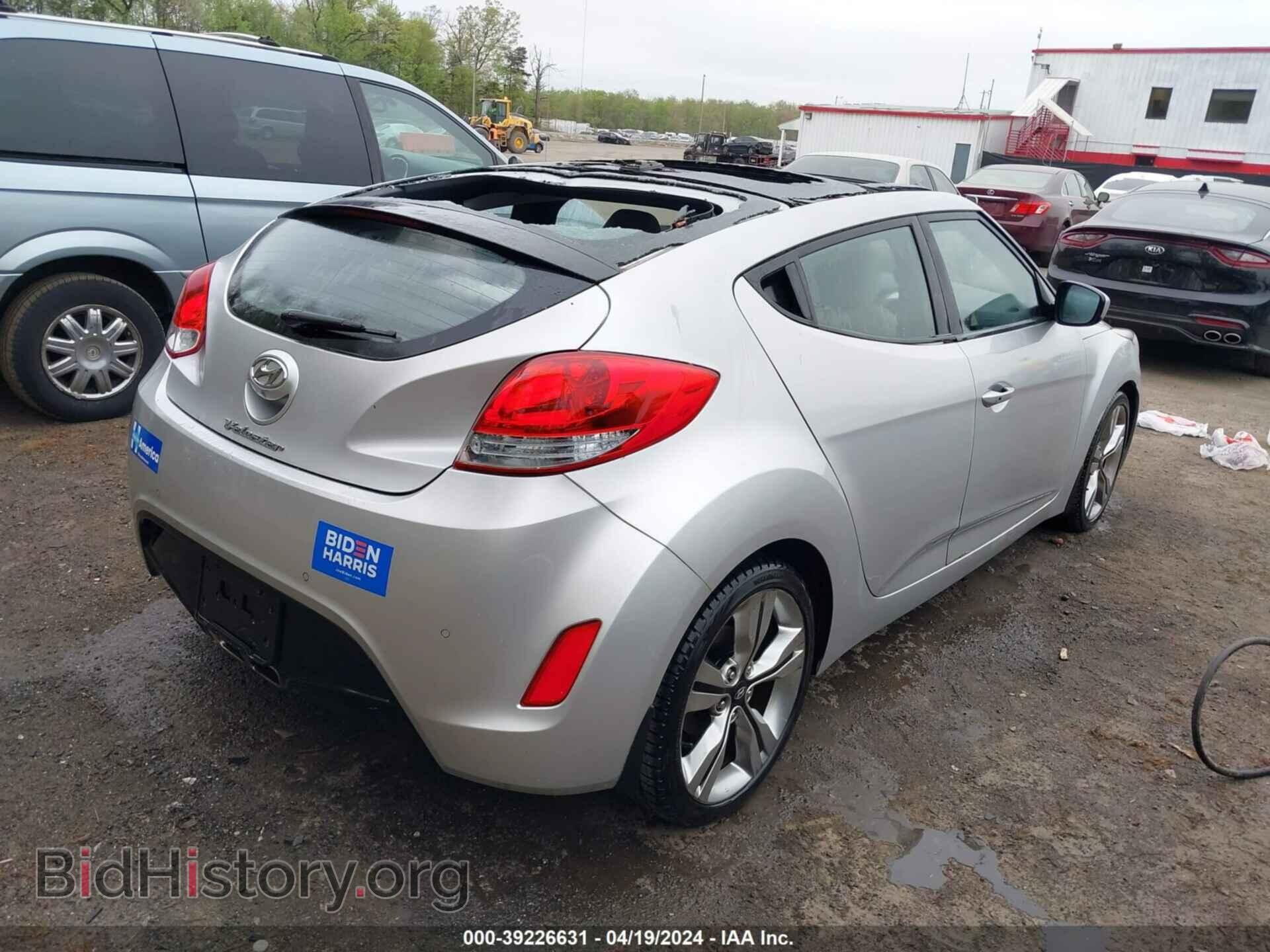 2012 HYUNDAI VELOSTER - VIN: KMHTC6AD7CU035295 - Фото 4