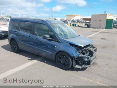 2019 Ford TRANSIT CONNECT XLT, blue — VIN NM0GE9F22K1411715, IAAI