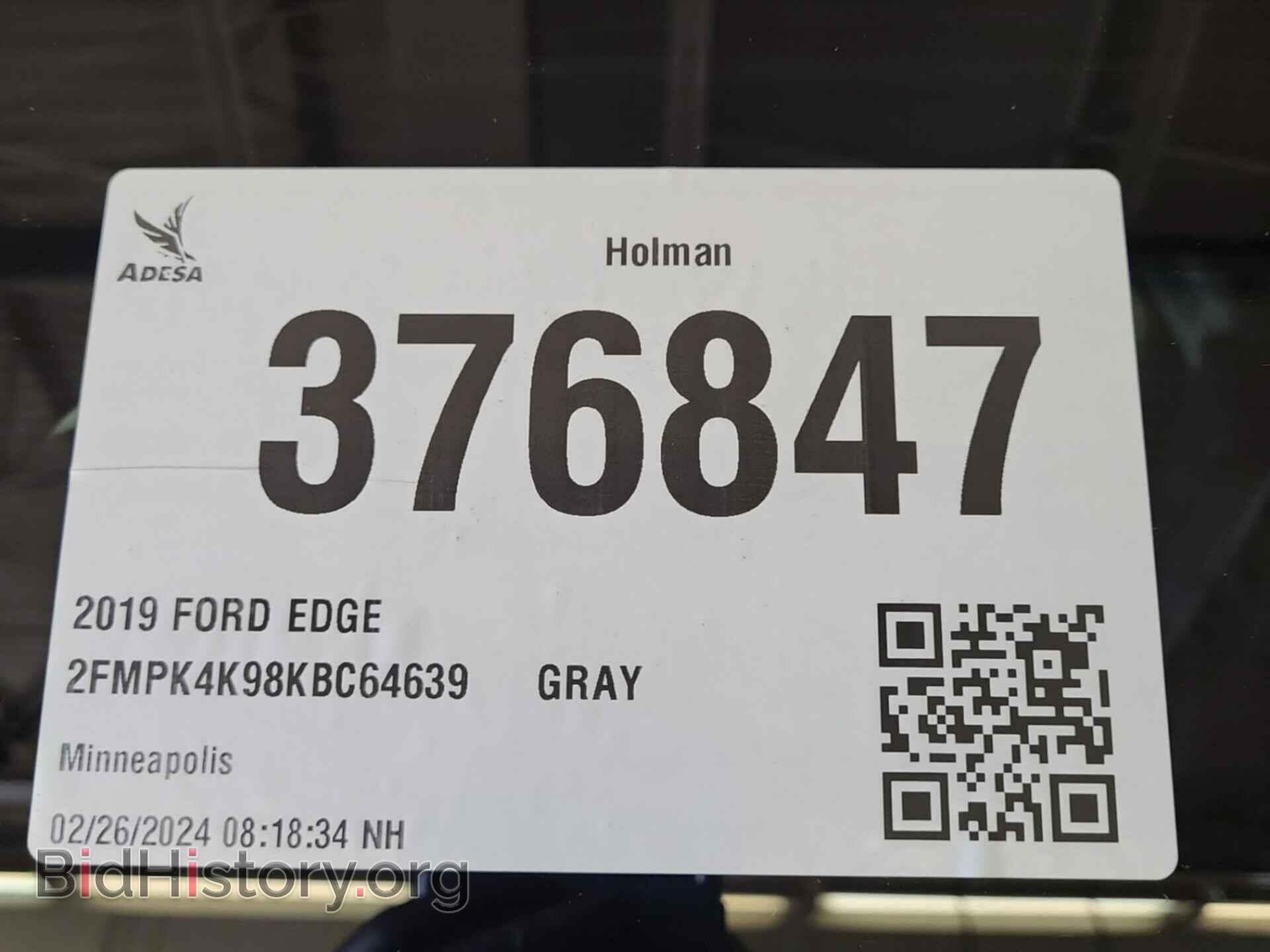 2019 FORD EDGE - VIN: 2FMPK4K98KBC64639 - Photo 6