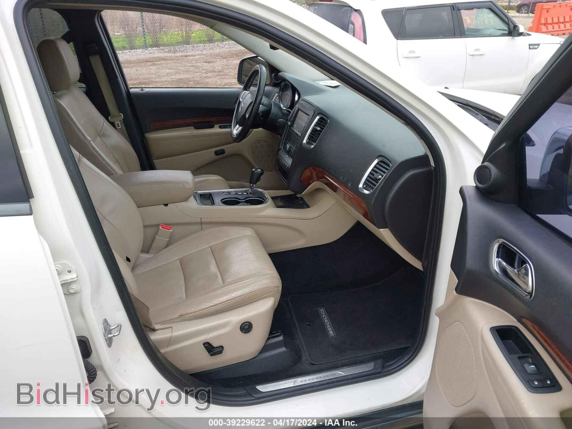 2012 DODGE DURANGO - VIN: 1C4RDHEG8CC321724 - Photo 5