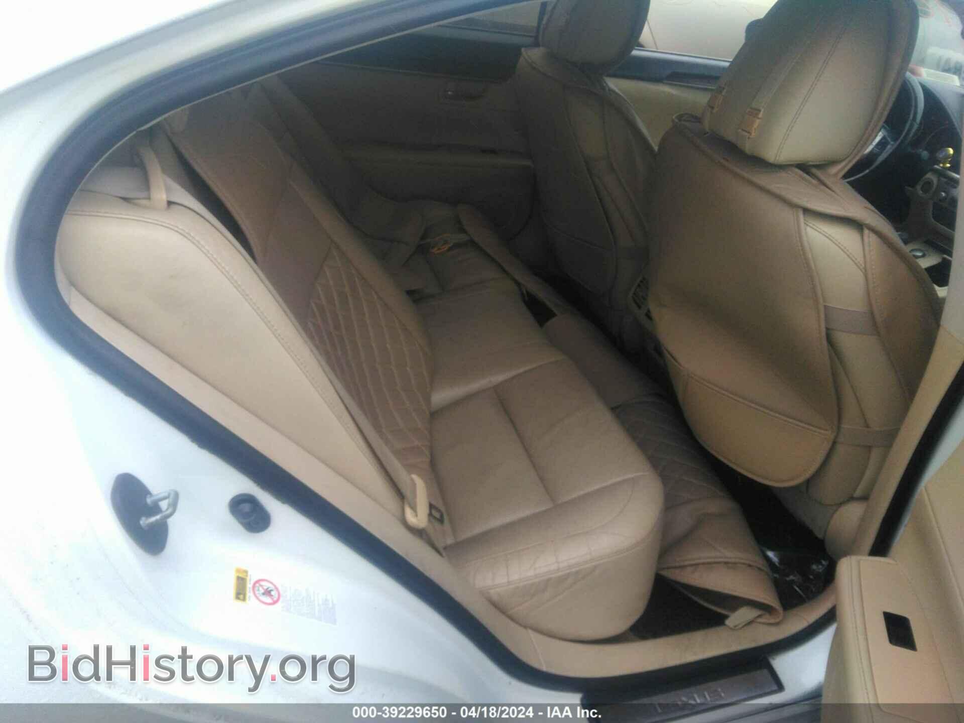 2013 LEXUS ES 350 - VIN: JTHBK1GG9D2055499 - Фото 8