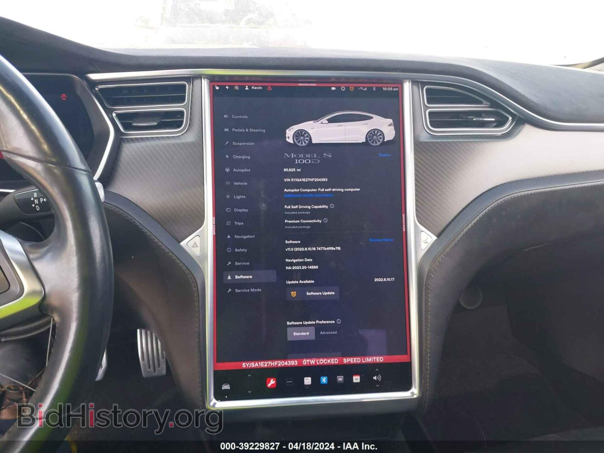 2017 TESLA MODEL S - VIN: 5YJSA1E27HF204393 - Photo 19