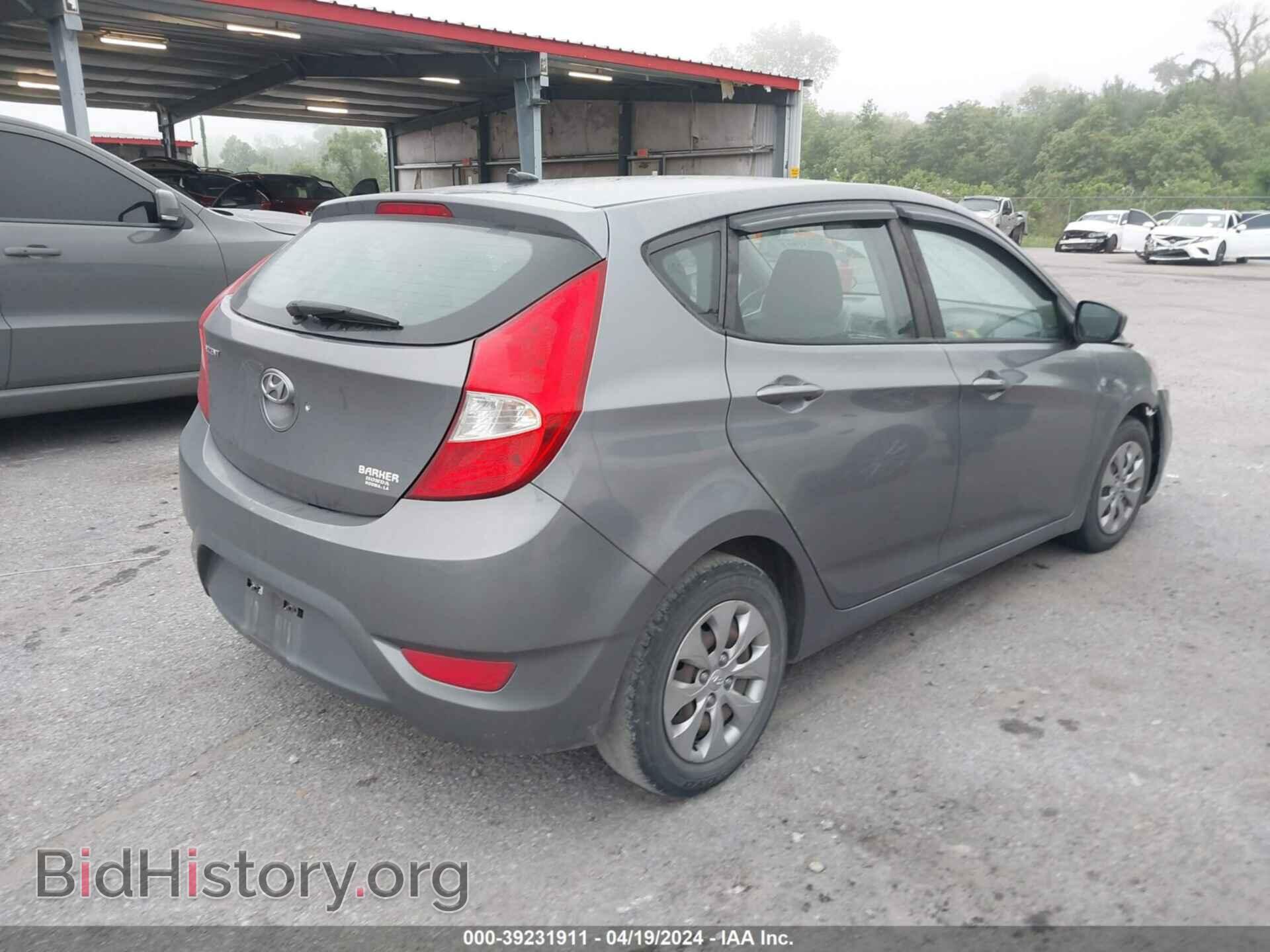 2017 HYUNDAI ACCENT - VIN: KMHCT5AEXHU312886 - Фото 4