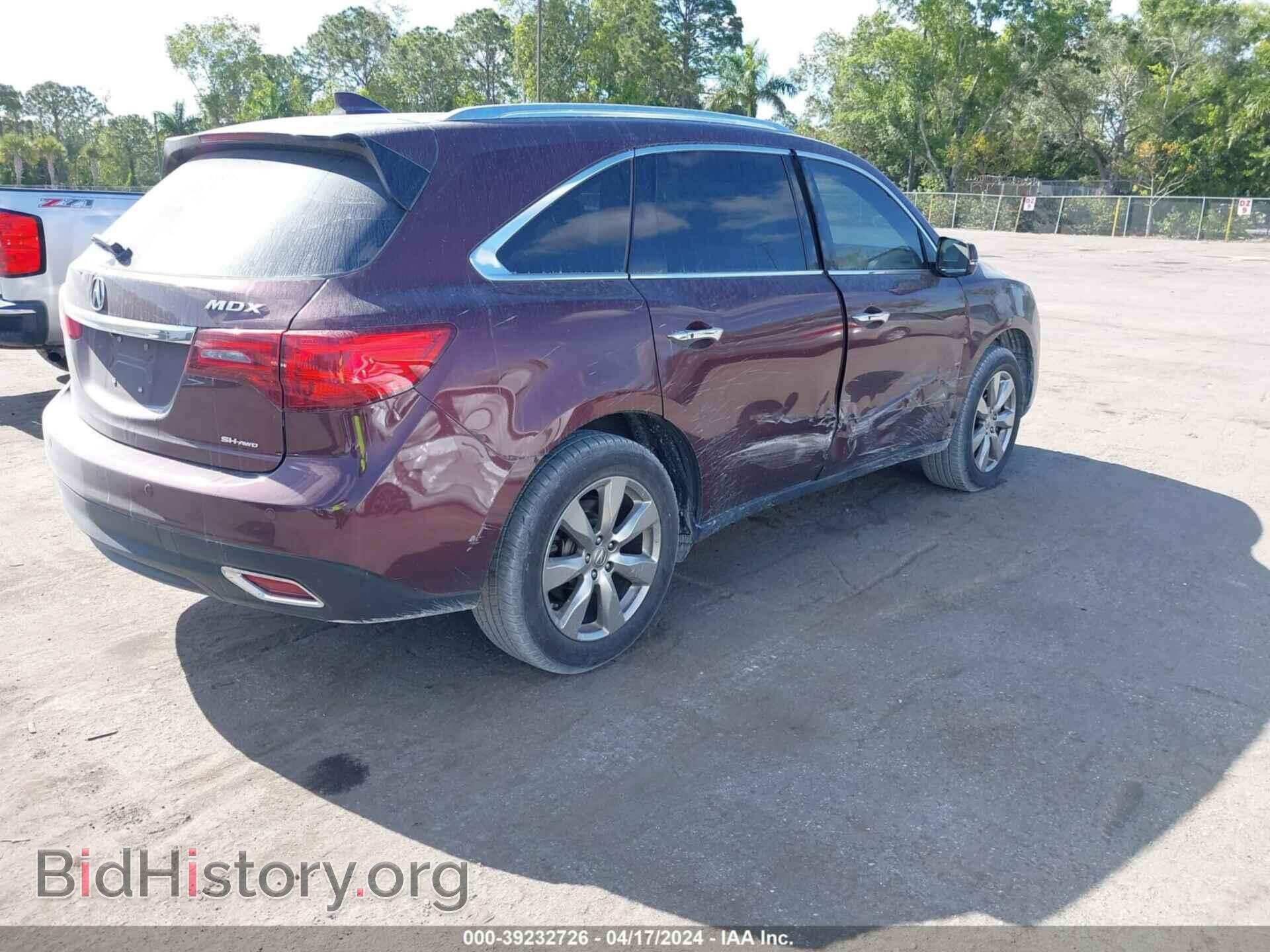 2014 ACURA MDX - VIN: 5FRYD4H85EB046956 - Фото 4