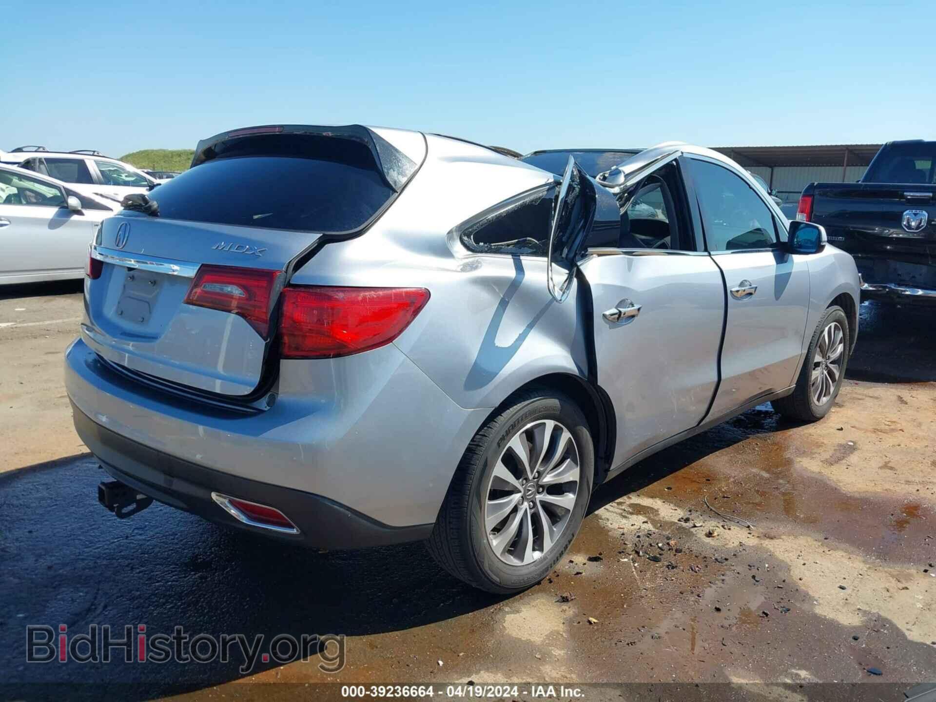 2016 ACURA MDX - VIN: 5FRYD4H42GB018905 - Фото 4