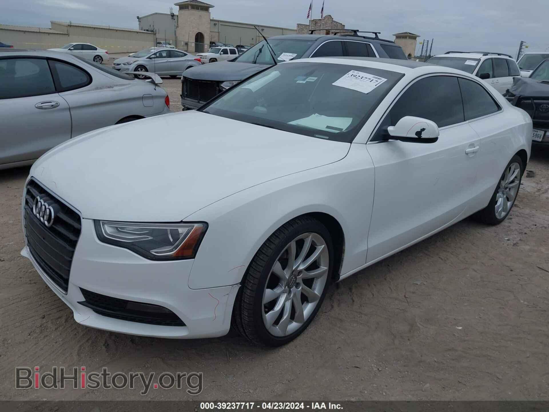 2013 AUDI A5 - VIN: WAULFAFR6DA068050 - Фото 2