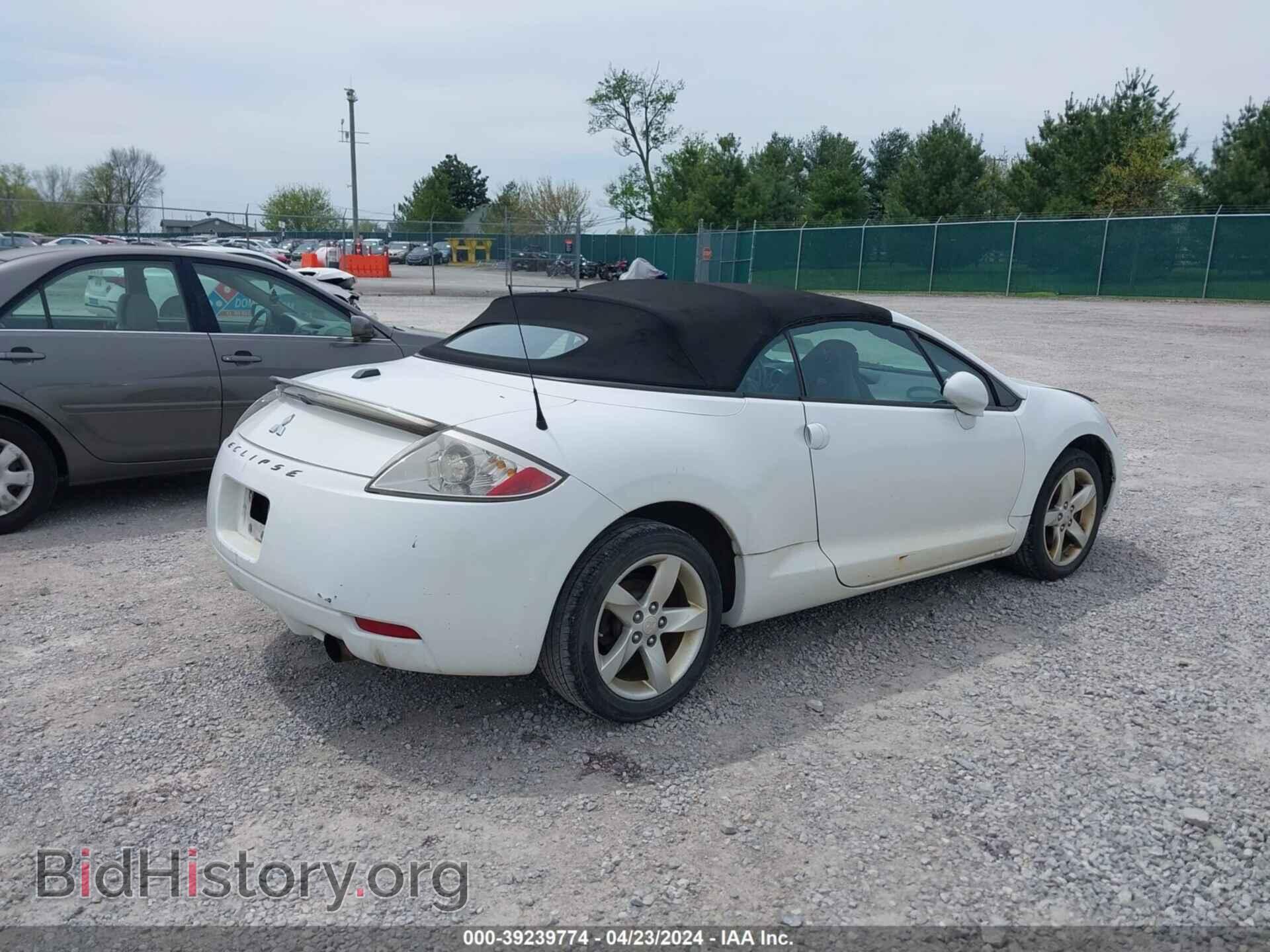2008 MITSUBISHI ECLIPSE SPYDER - VIN: 4A3AL25F18E006230 - Фото 4