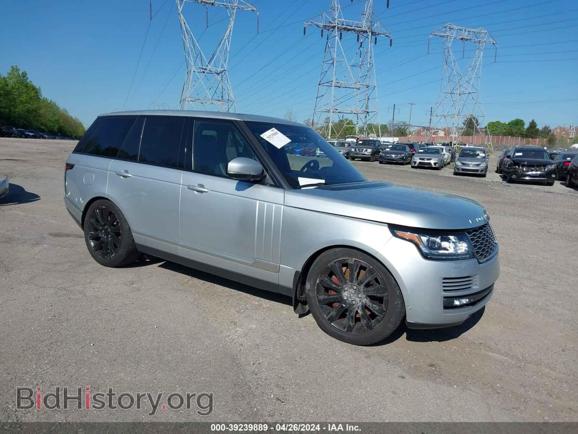 Photo SALGS2TF8FA225637 - LAND ROVER RANGE ROVER 2015