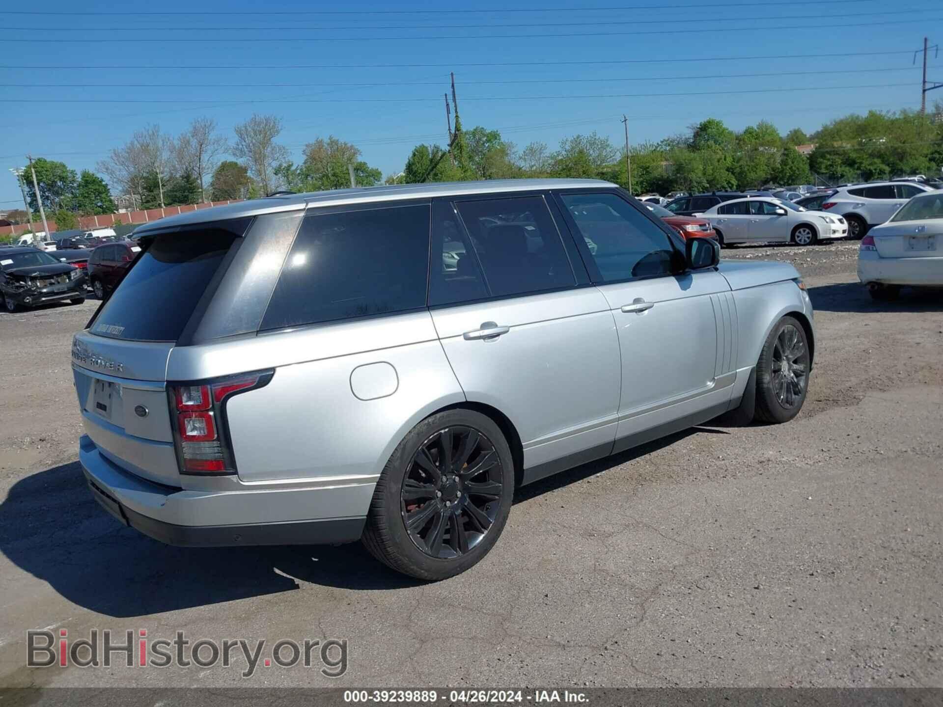 2015 LAND ROVER RANGE ROVER - VIN: SALGS2TF8FA225637 - Фото 4