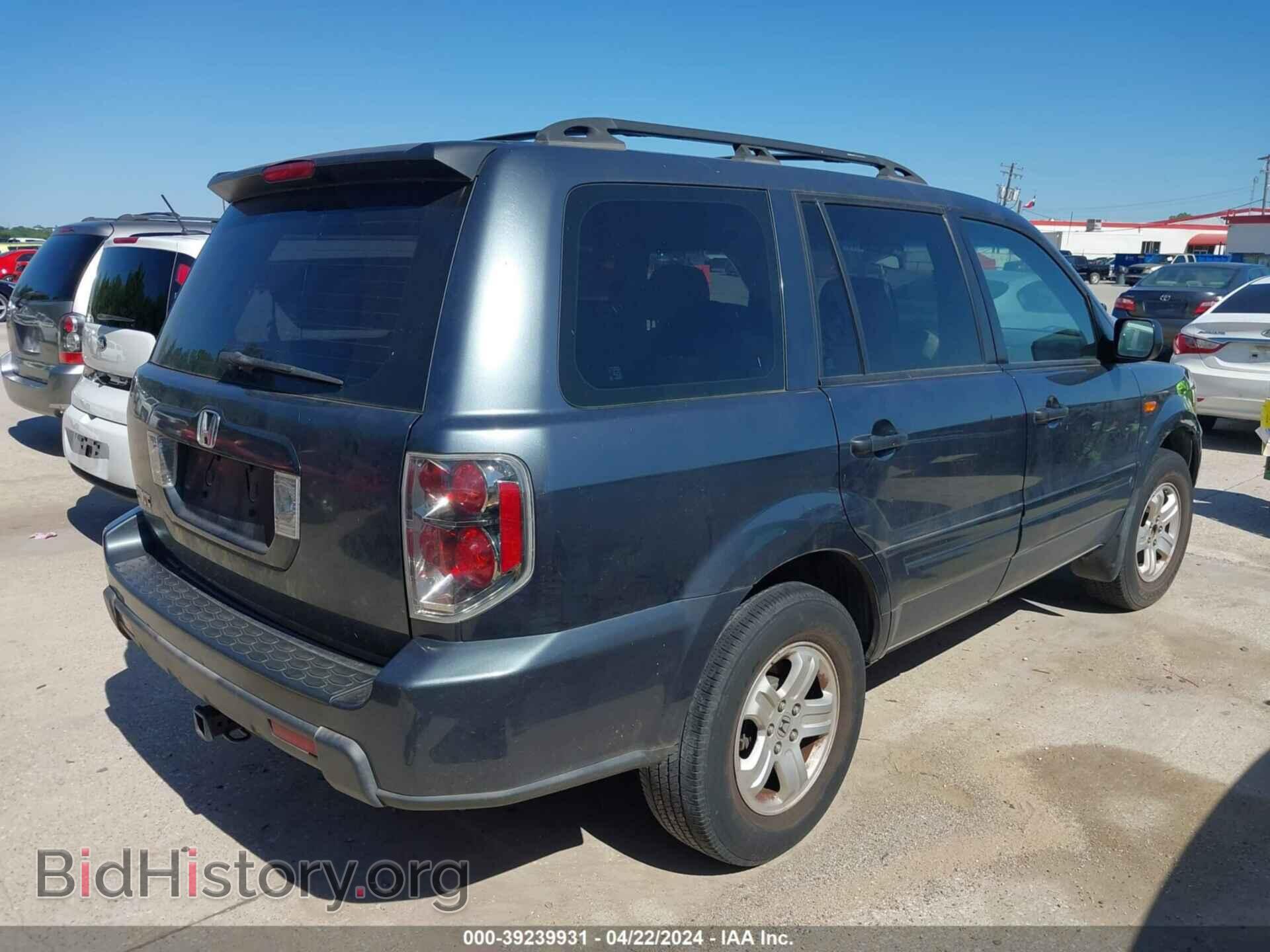 2006 HONDA PILOT - VIN: 5FNYF28146B051277 - Фото 4